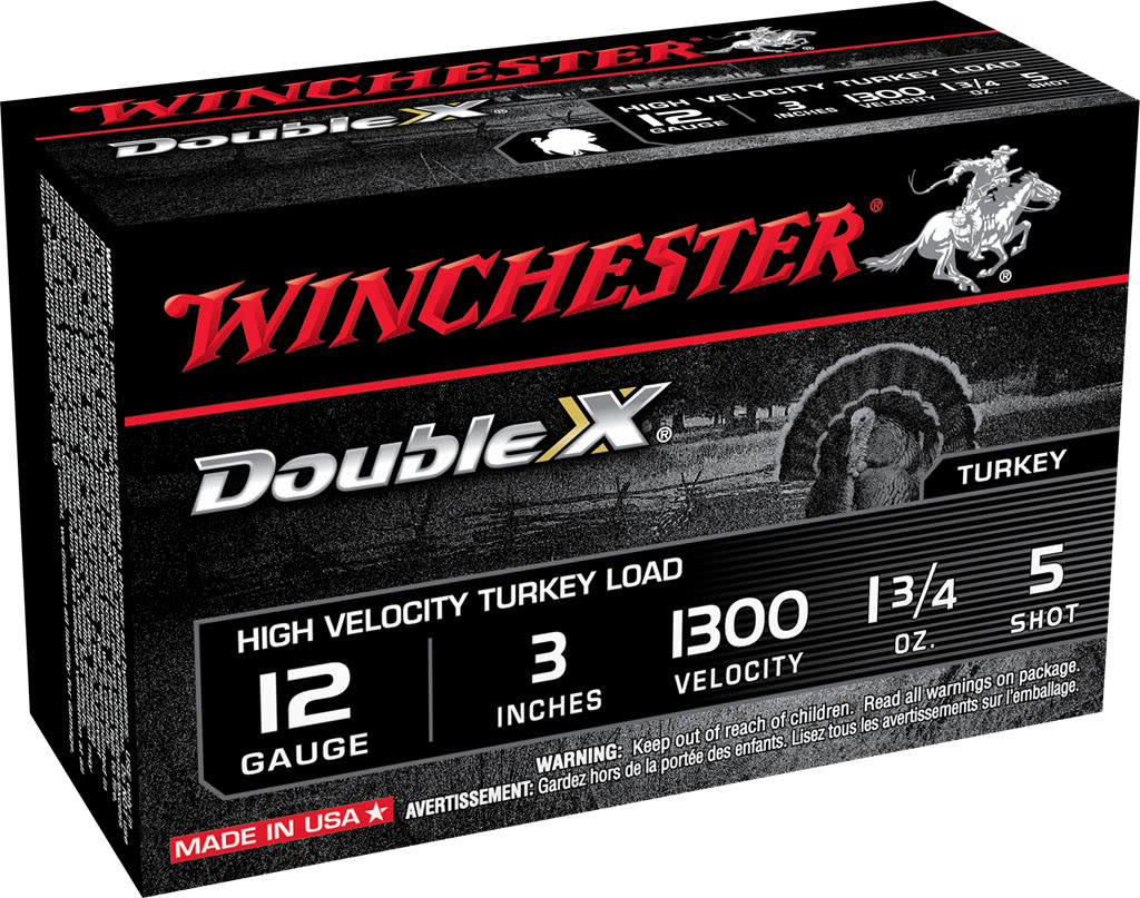 Winchester® Double-X® High-Velocity 12-Gauge 3” Turkey Shotshells