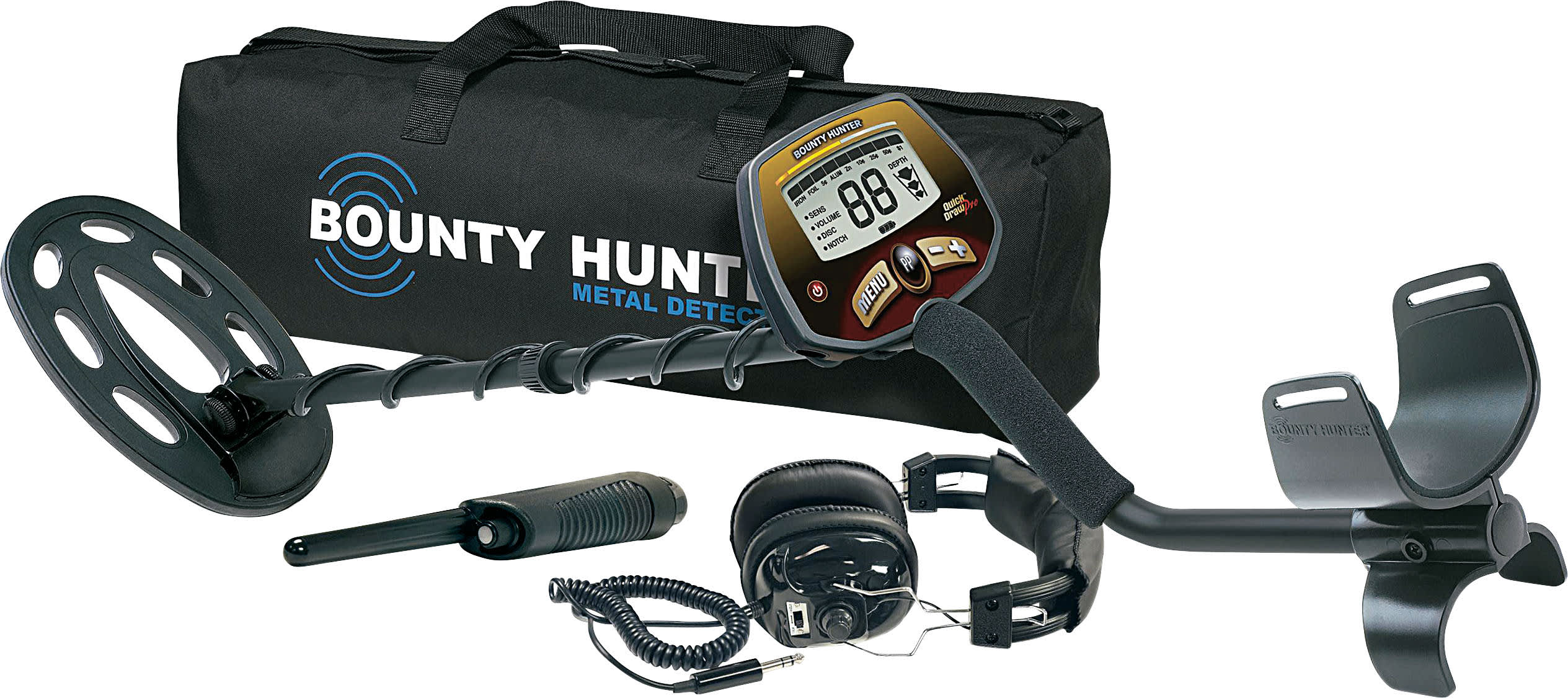 Bounty Hunter® Quick Draw Pro Metal Detector Package