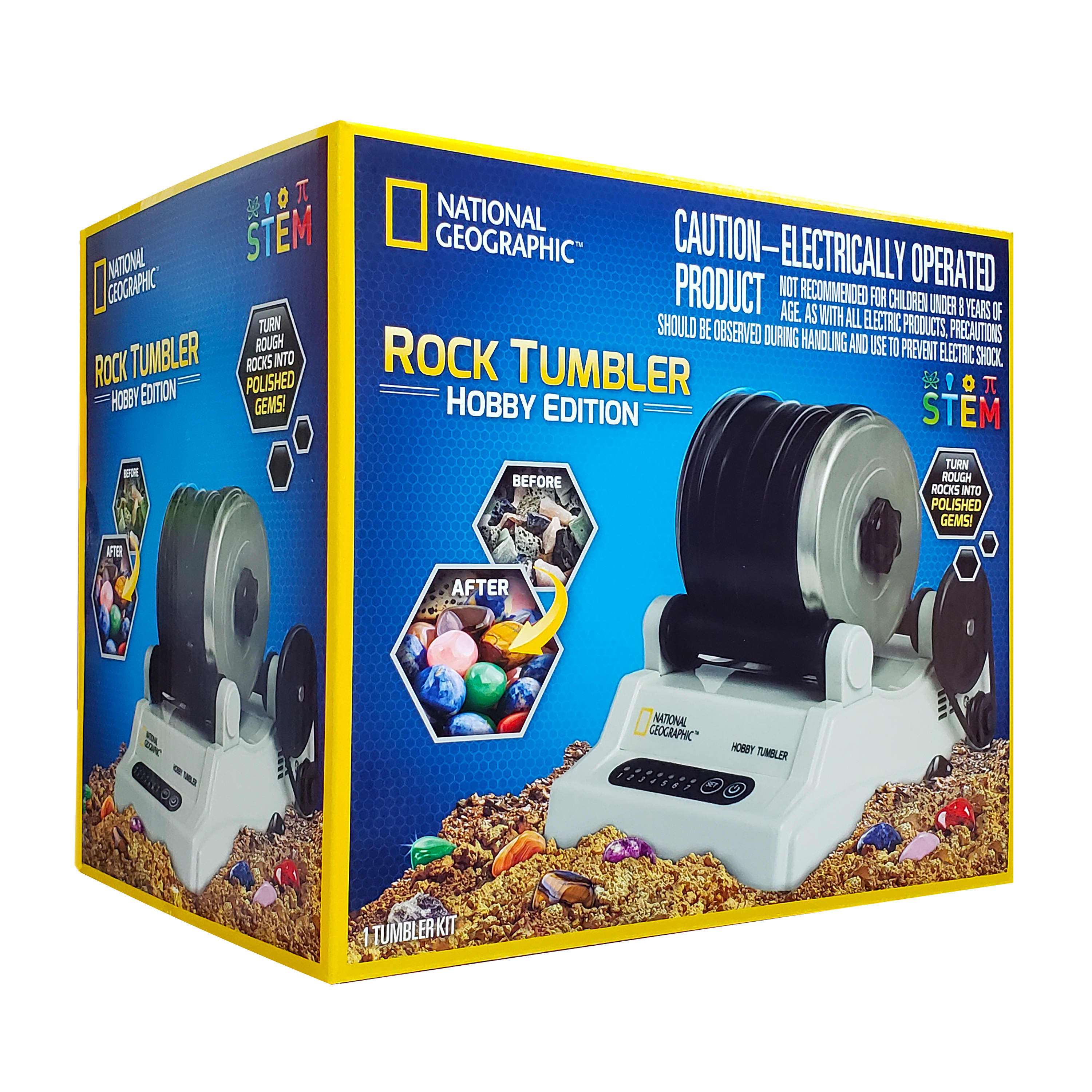 National Geographic® Hobby Rock Tumbler