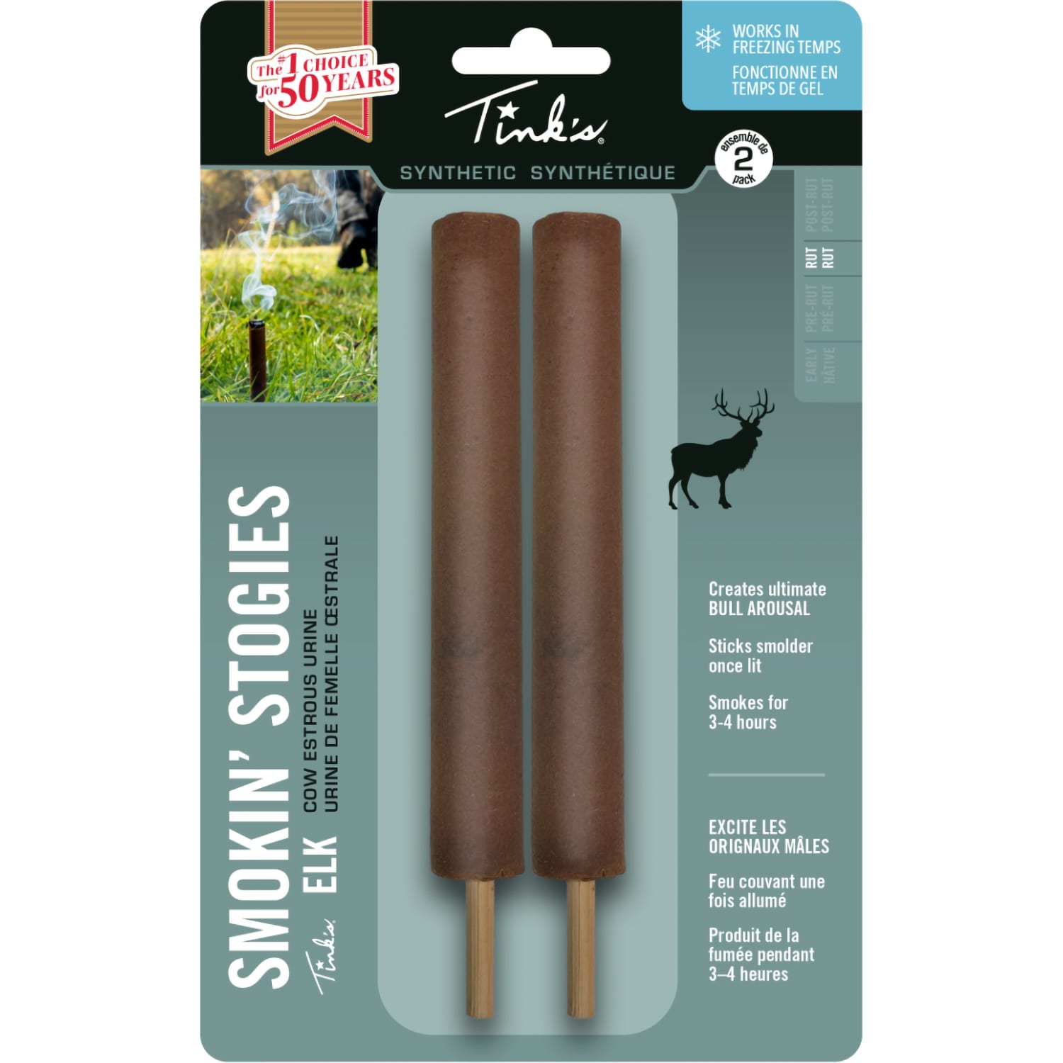 Tink’s Smokin’ Stogies – Synthetic Elk – 2 Pack
