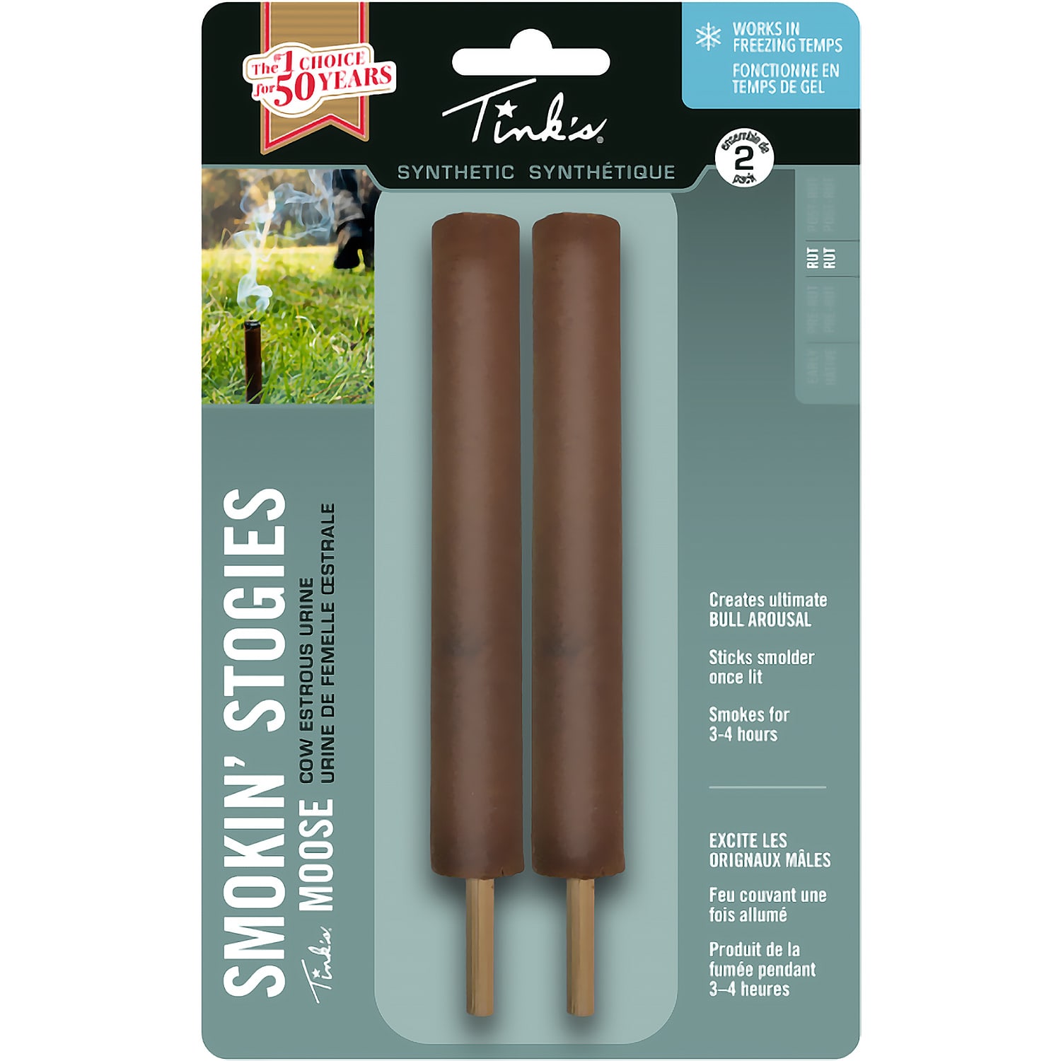 Tink’s Smokin’ Stogies - Synthetic Moose - 2 Pack