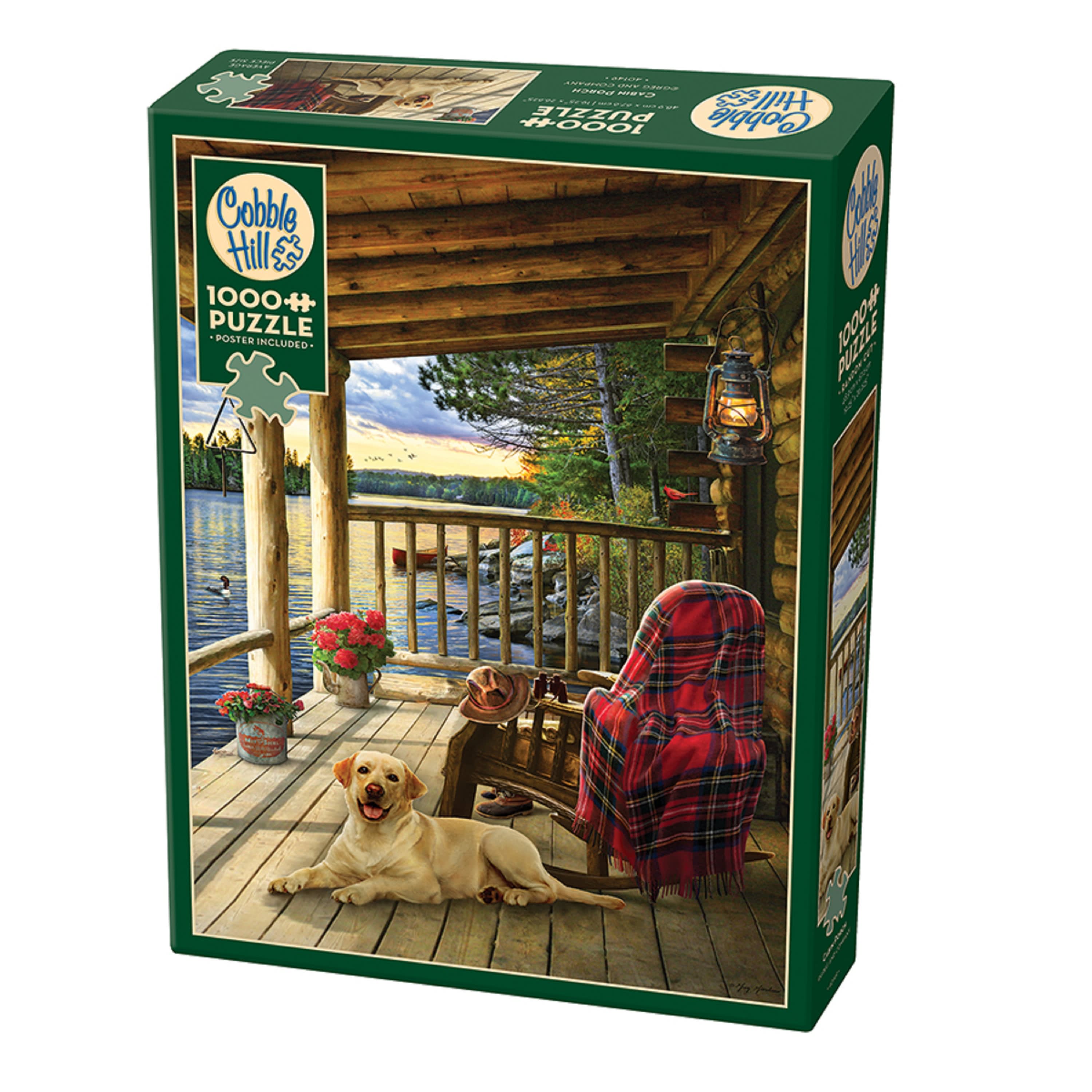 Cobble Hill Cabin Porch Puzzle - 1000 Pieces