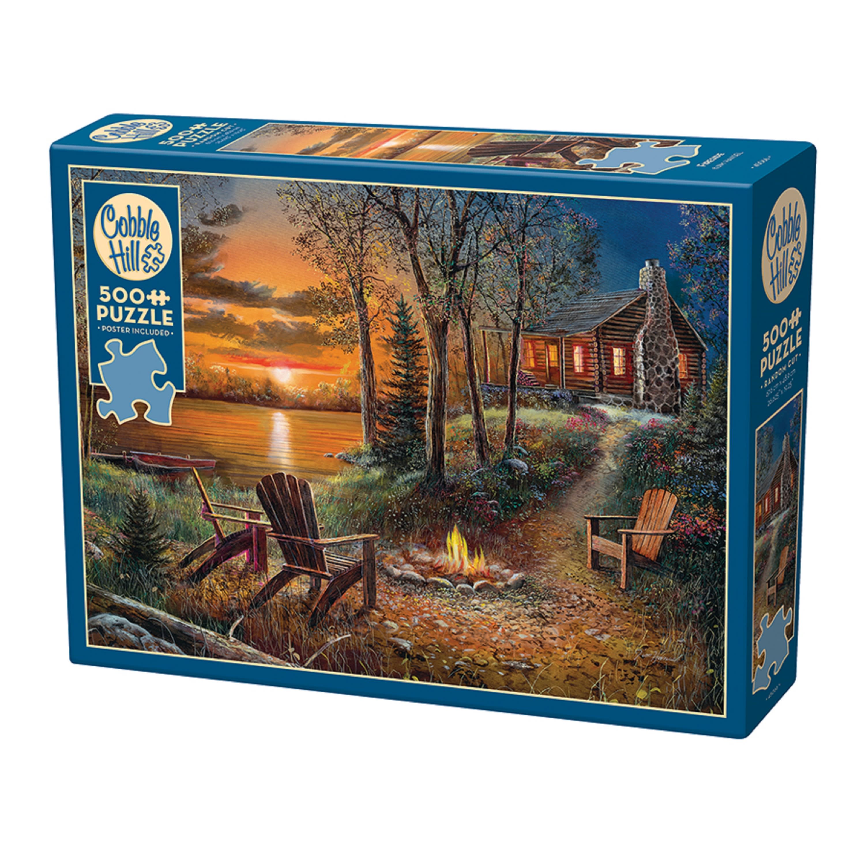 Cobble Hill Fireside Puzzle - 500 Pieces