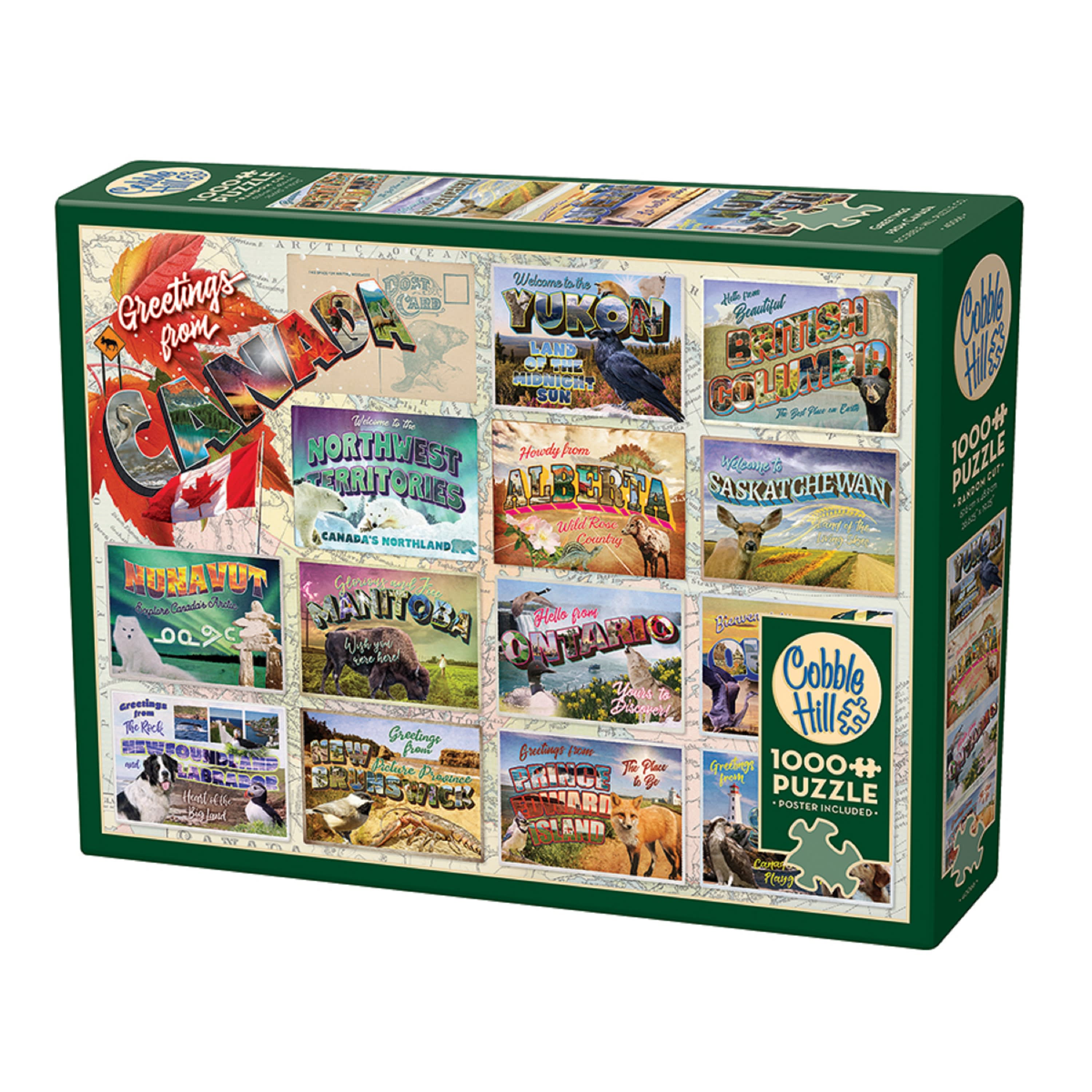Cobble Hill Canada Greetings Puzzle - 1000 Pieces