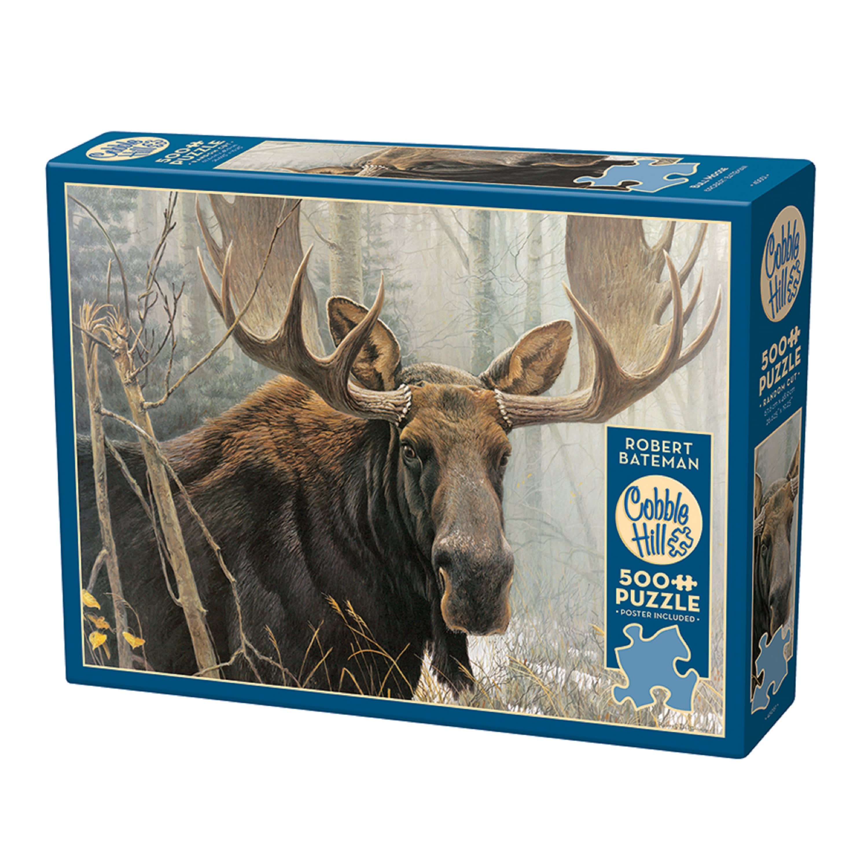 Cobble Hill Bull Moose Puzzle - 500 Pieces