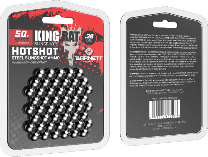 Barnett® King Rat Hotshot Steel Slingshot Ammo