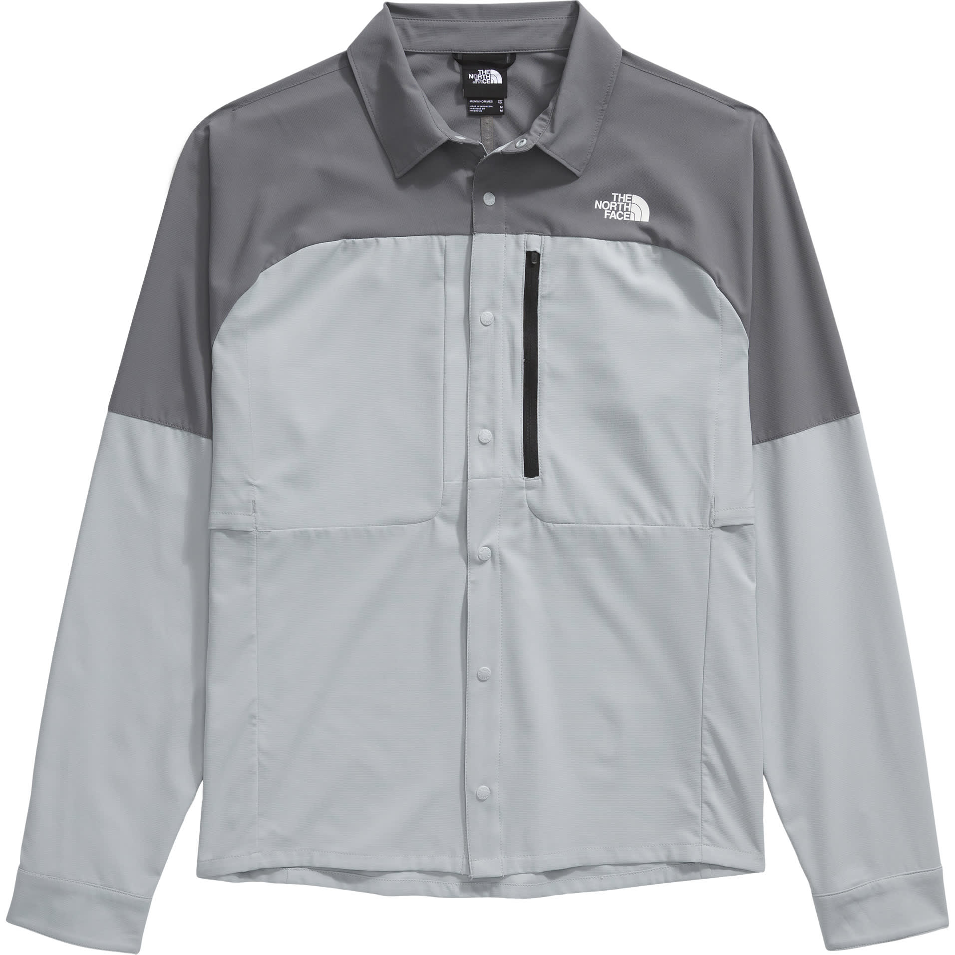 The North Face First Trail UPF Long Sleeve Shirt Men s High Rise Grey Smoked Pearl XL