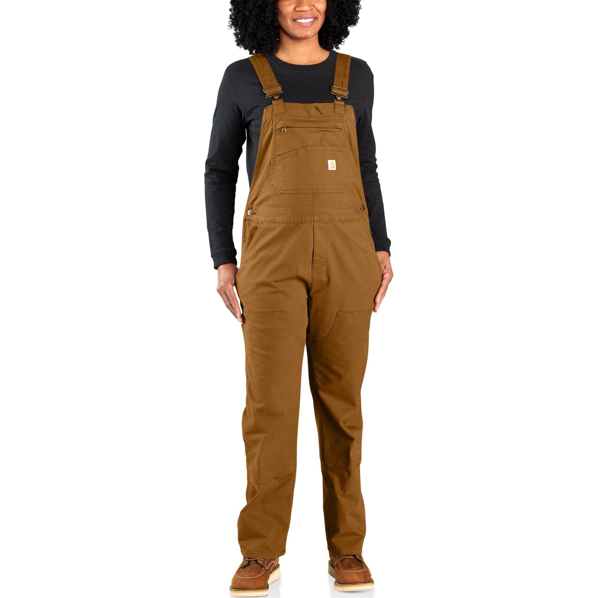 Carhartt® Women’s Rugged Flex® Loose Fit Canvas Bib Overall