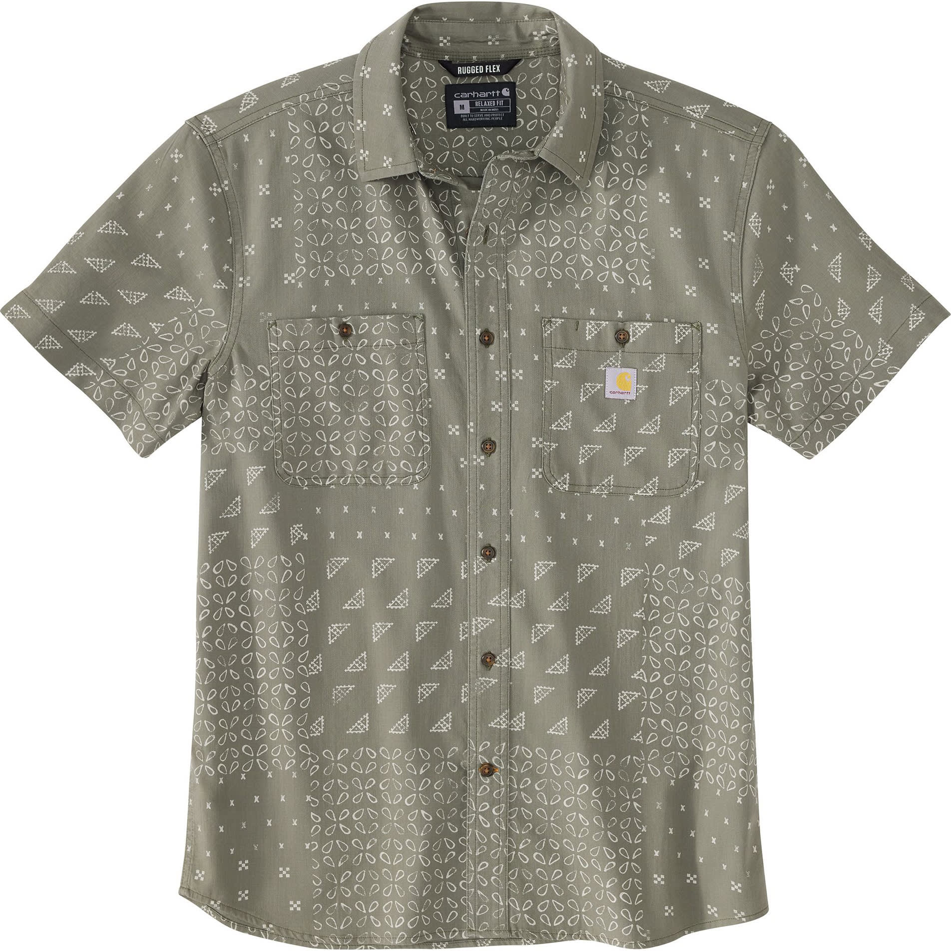 Carhartt® Men’s Rugged Flex Print Short-Sleeve Shirt