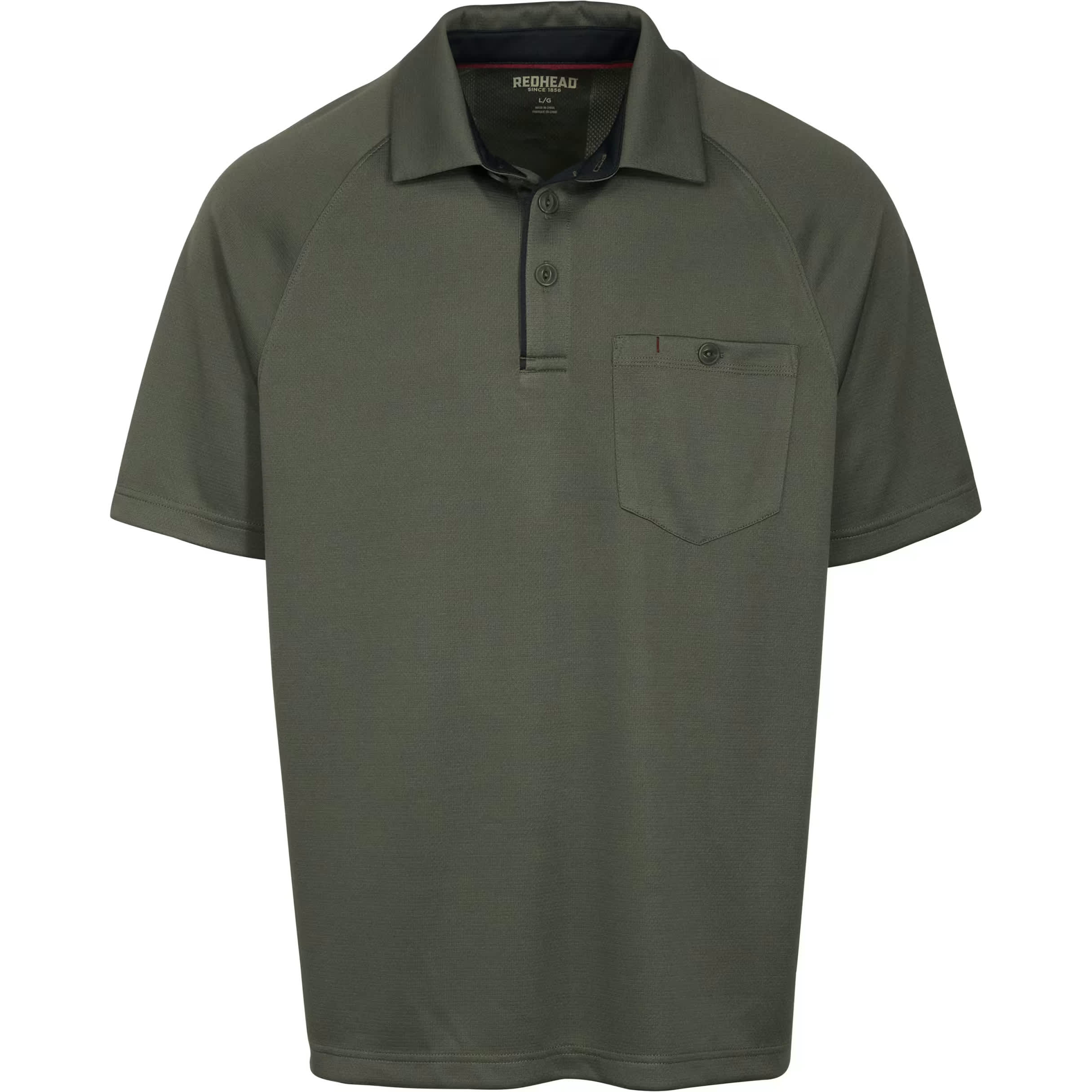 Moisture wicking polo shirts with pocket on sale