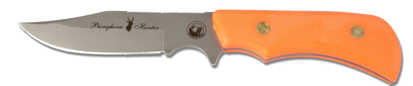 Knives Of Alaska Pronghorn Hunter Orange Suregrip Fixed Blade Knife