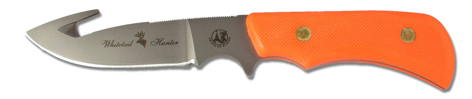 Knives Of Alaska Whitetail Hunter Orange Suregrip Fixed Blade Knife