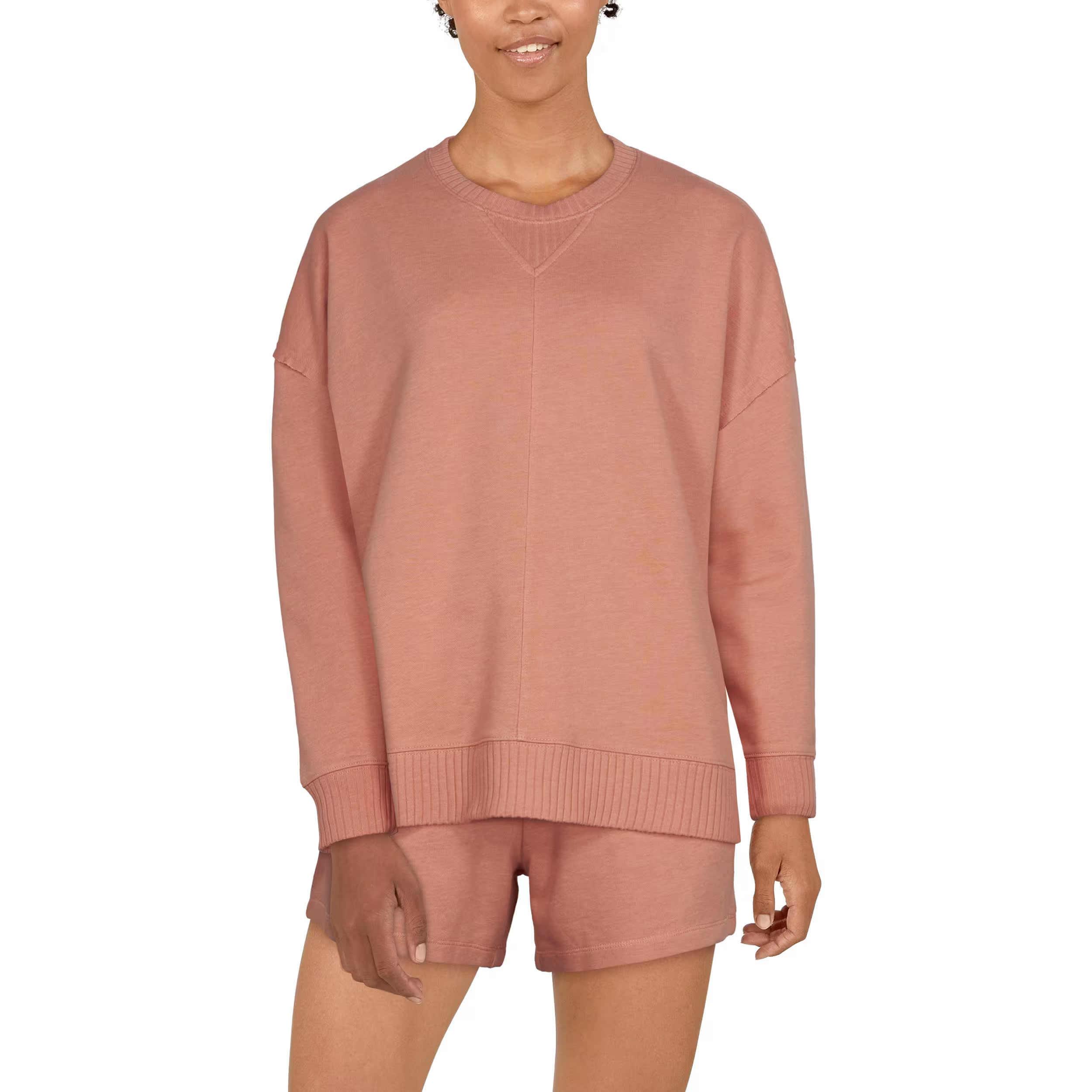 Natural Reflections® Women’s Harbor Terry Long-Sleeve Sweatshirt