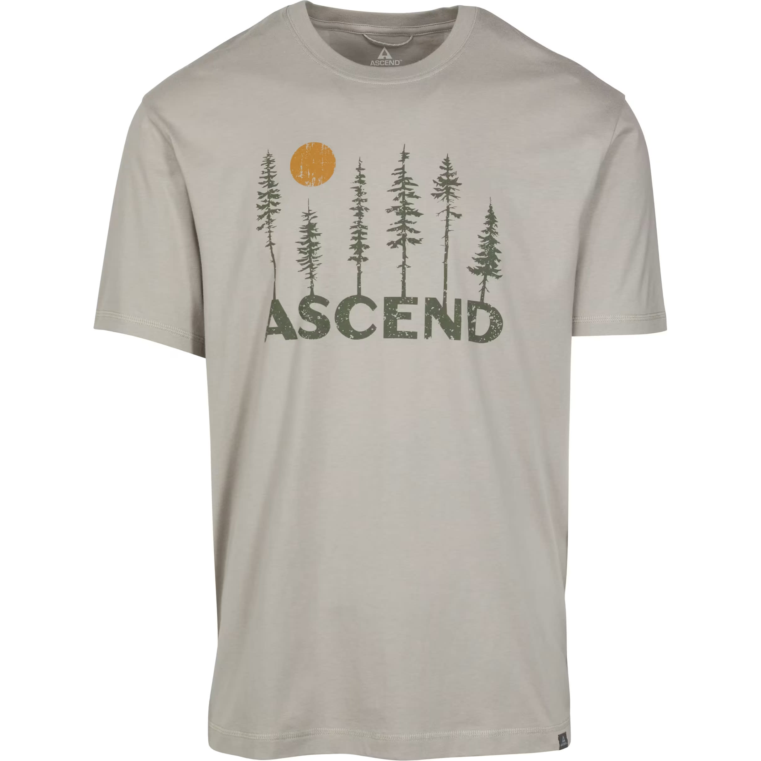 Ascend® Men’s Graphic Short-Sleeve T-Shirt - Ghost Grey