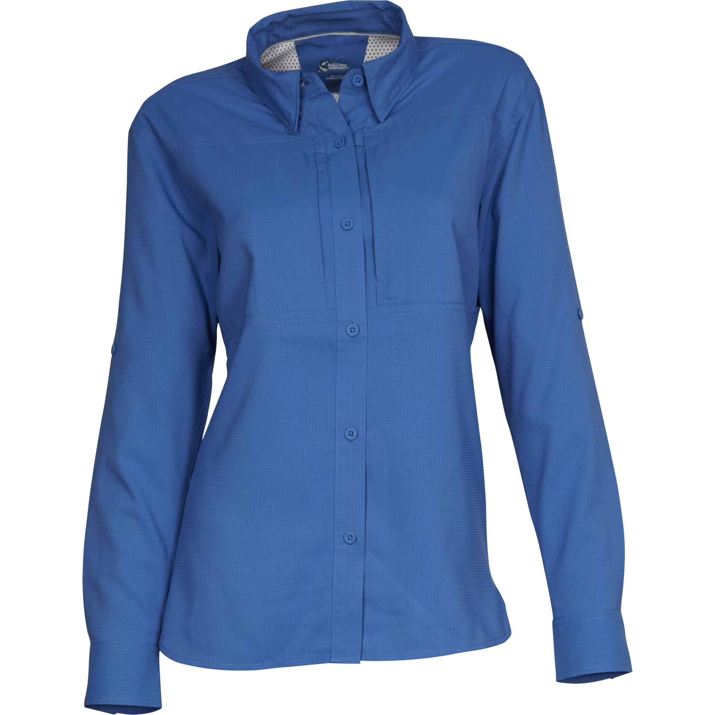 Moisture wicking long sleeve button down shirts top