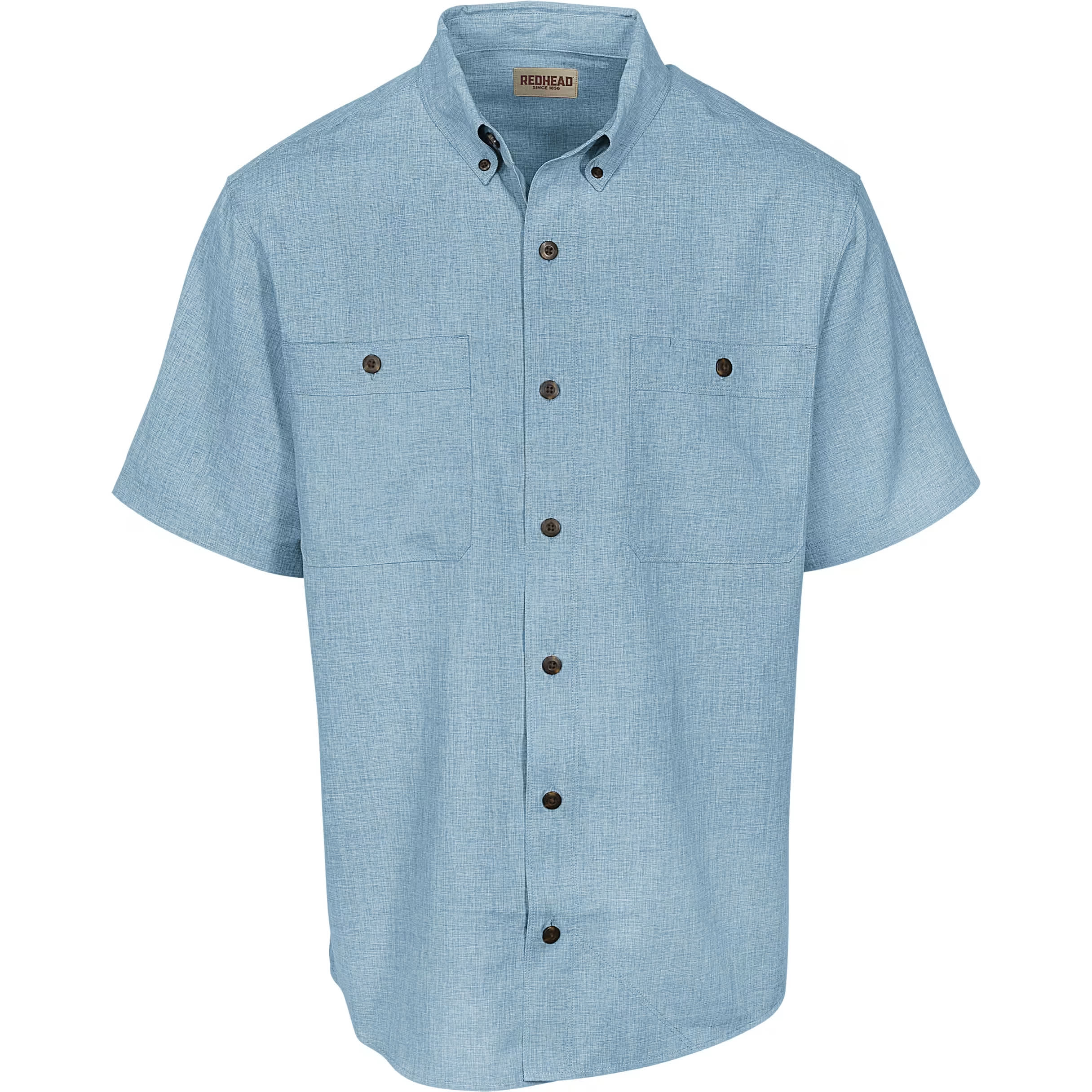RedHead® Men's Pro Series Chambray Short-Sleeve Work Shirt