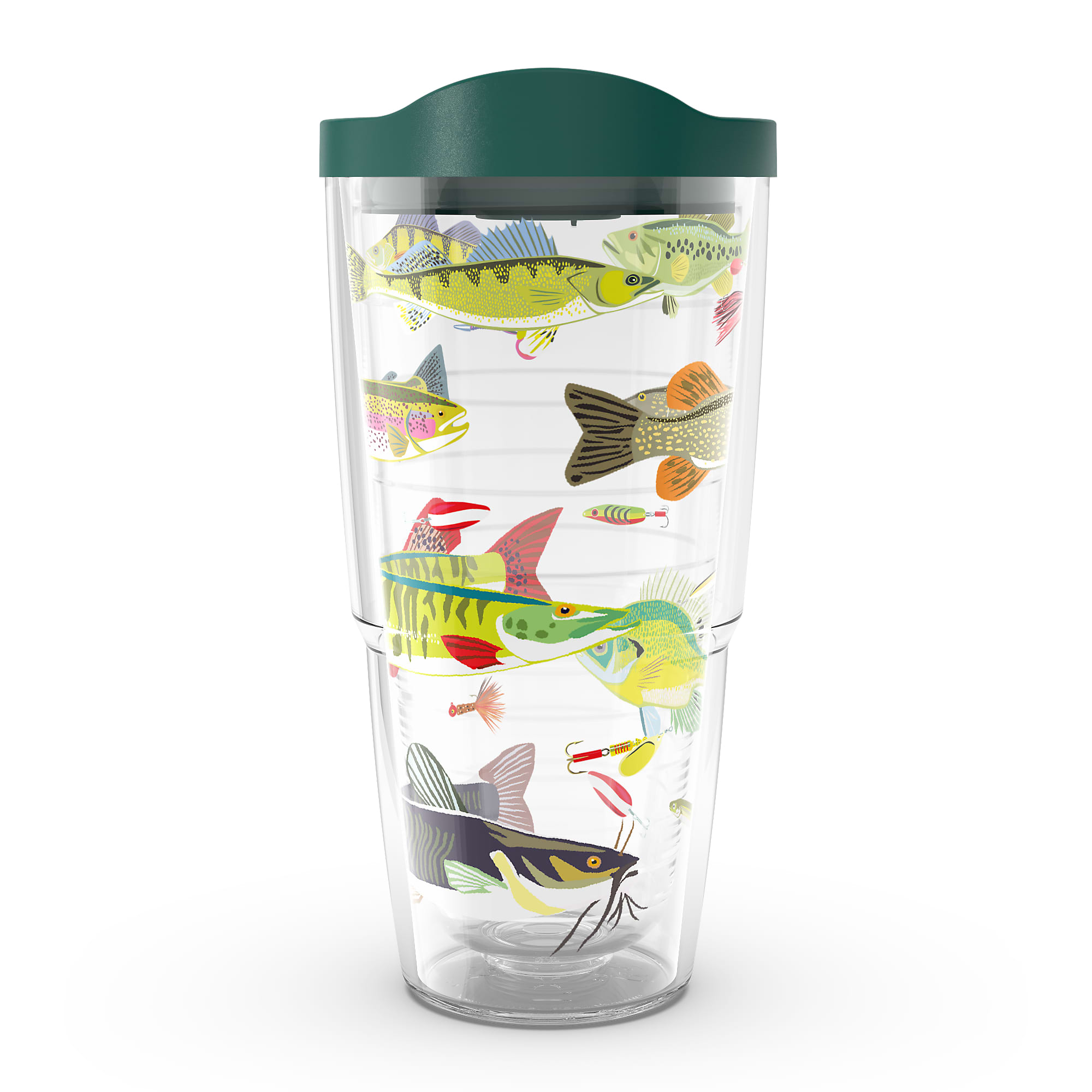 Tervis 24 oz. Clear Tumbler - Freshwater Fish