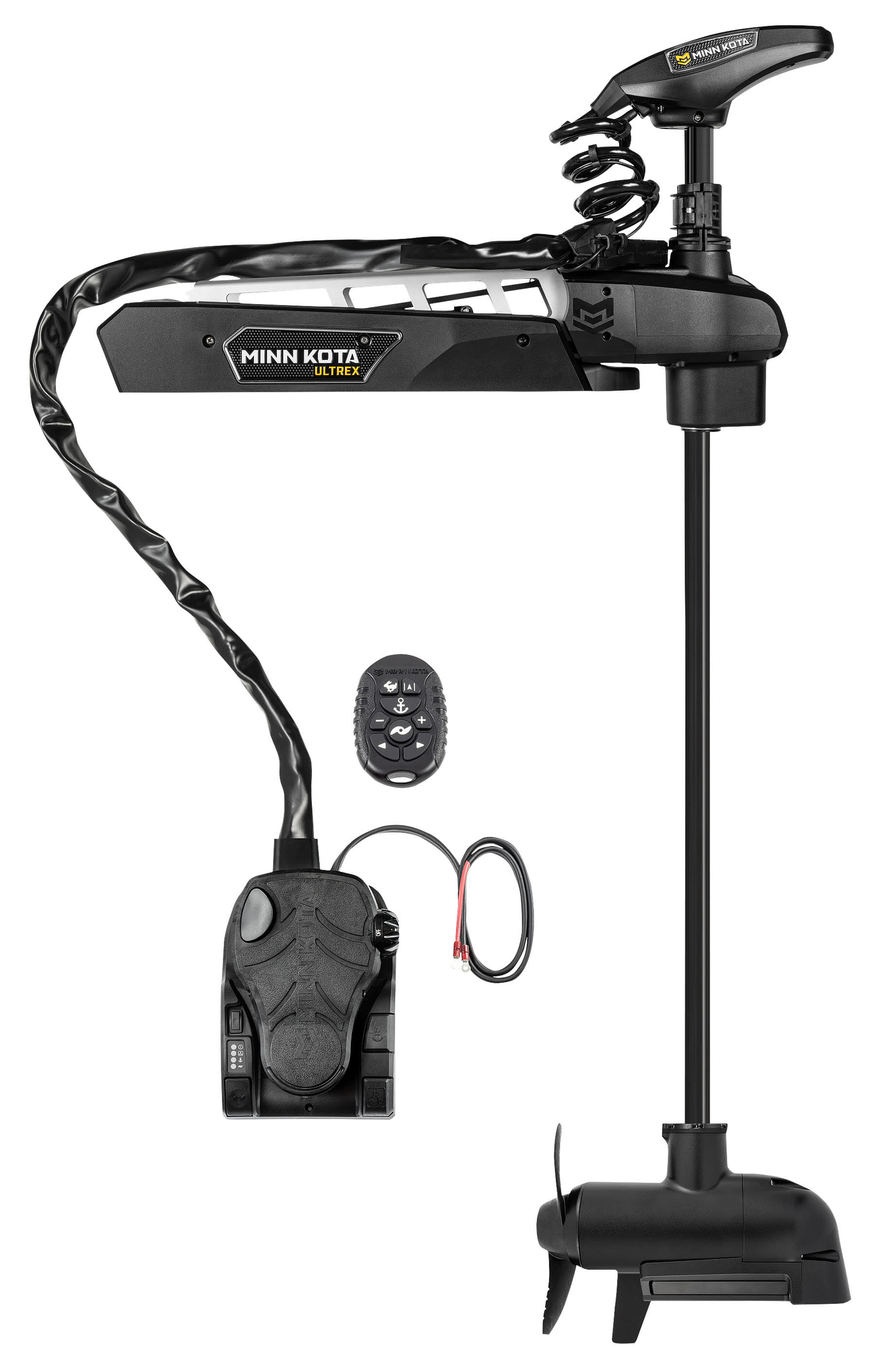 Minn Kota® Ultrex® 90/115lb 52" Quest-Series Bow Mount Trolling Motor w/ MEGA Side Imaging Foot Pedal and Micro Remote