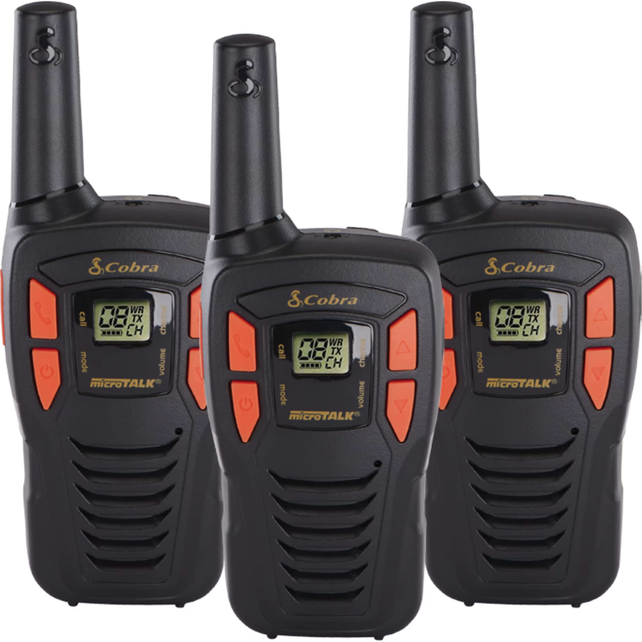 Cobra® ACXT145 3-Pack Compact 2-Way Radios – 3-Pack