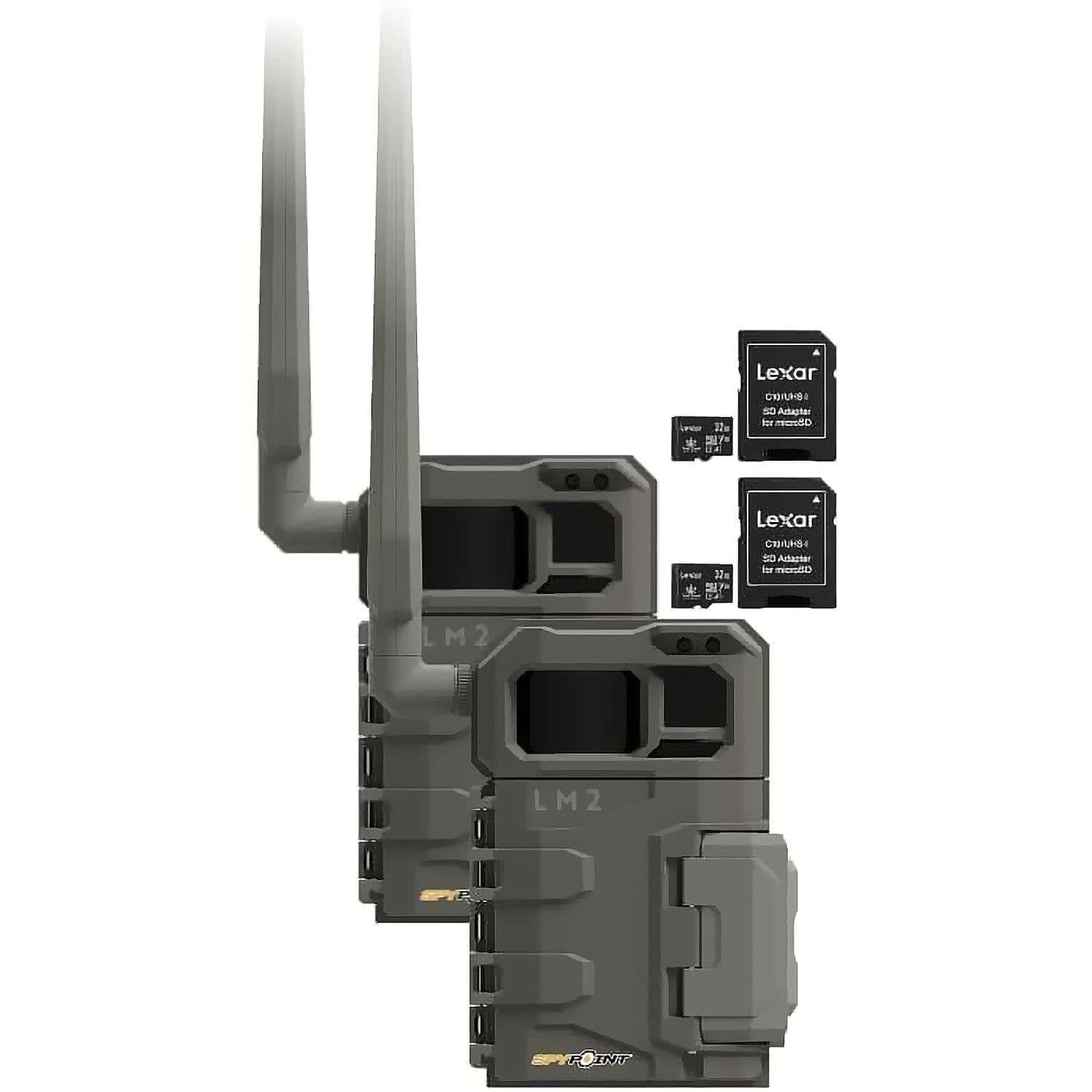 SPYPOINT LM2 Cellular Trail Camera Combo 2-Pack