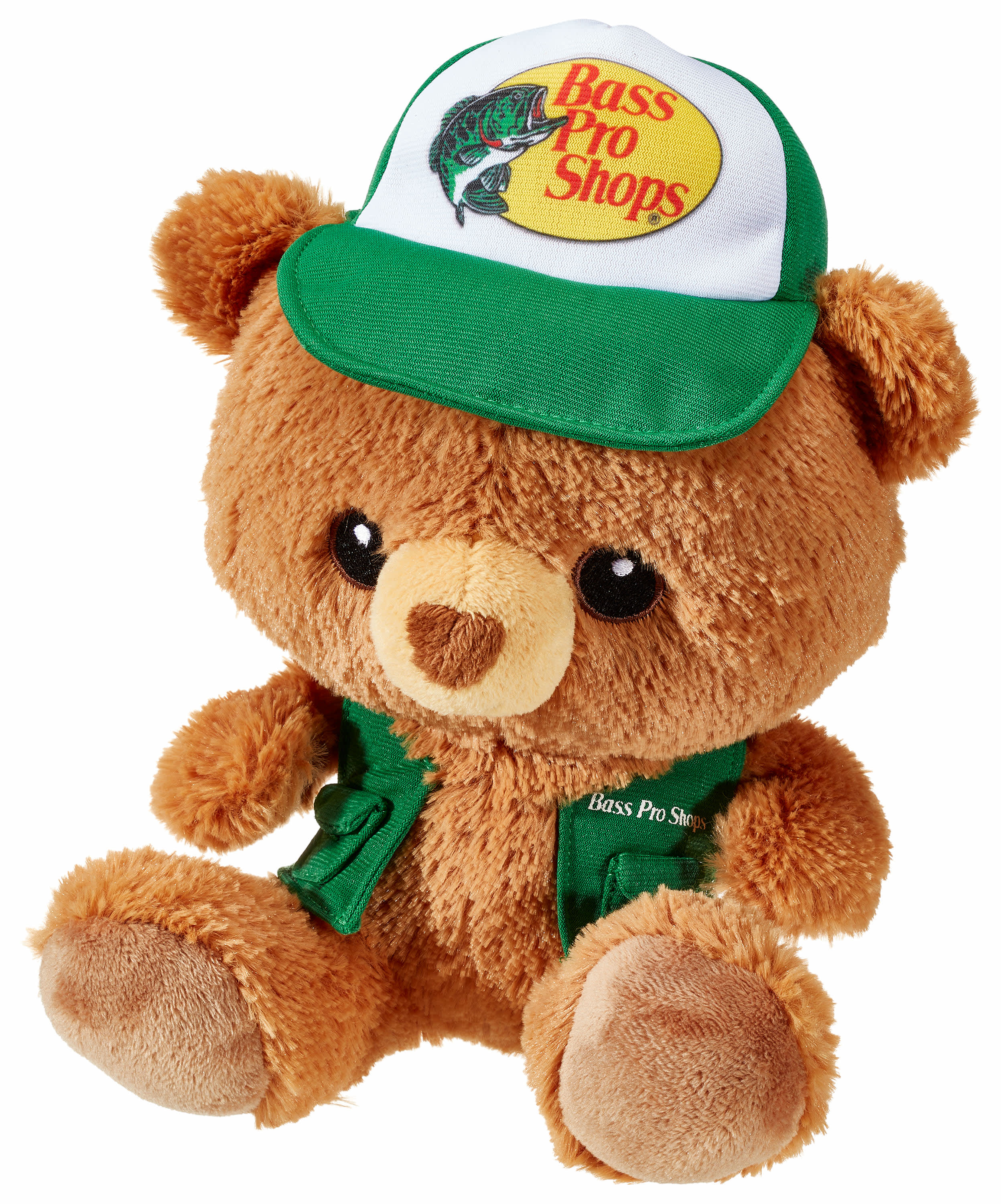 Bass Pro Shops® Plush Stuffed Trucker Cap Bear Toy