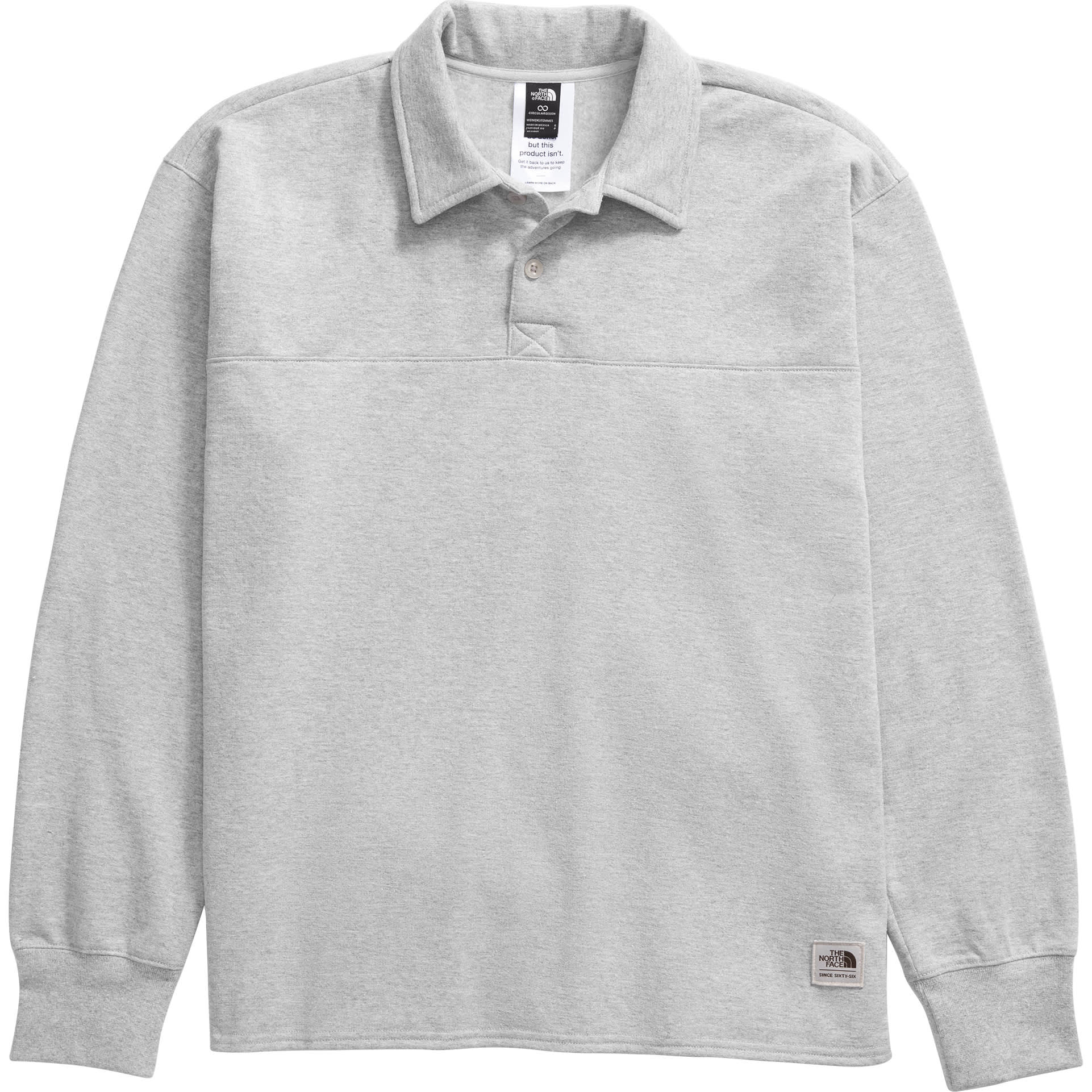 The North Face Heritage Patch Rugby Women s Long Sleeved Shirt