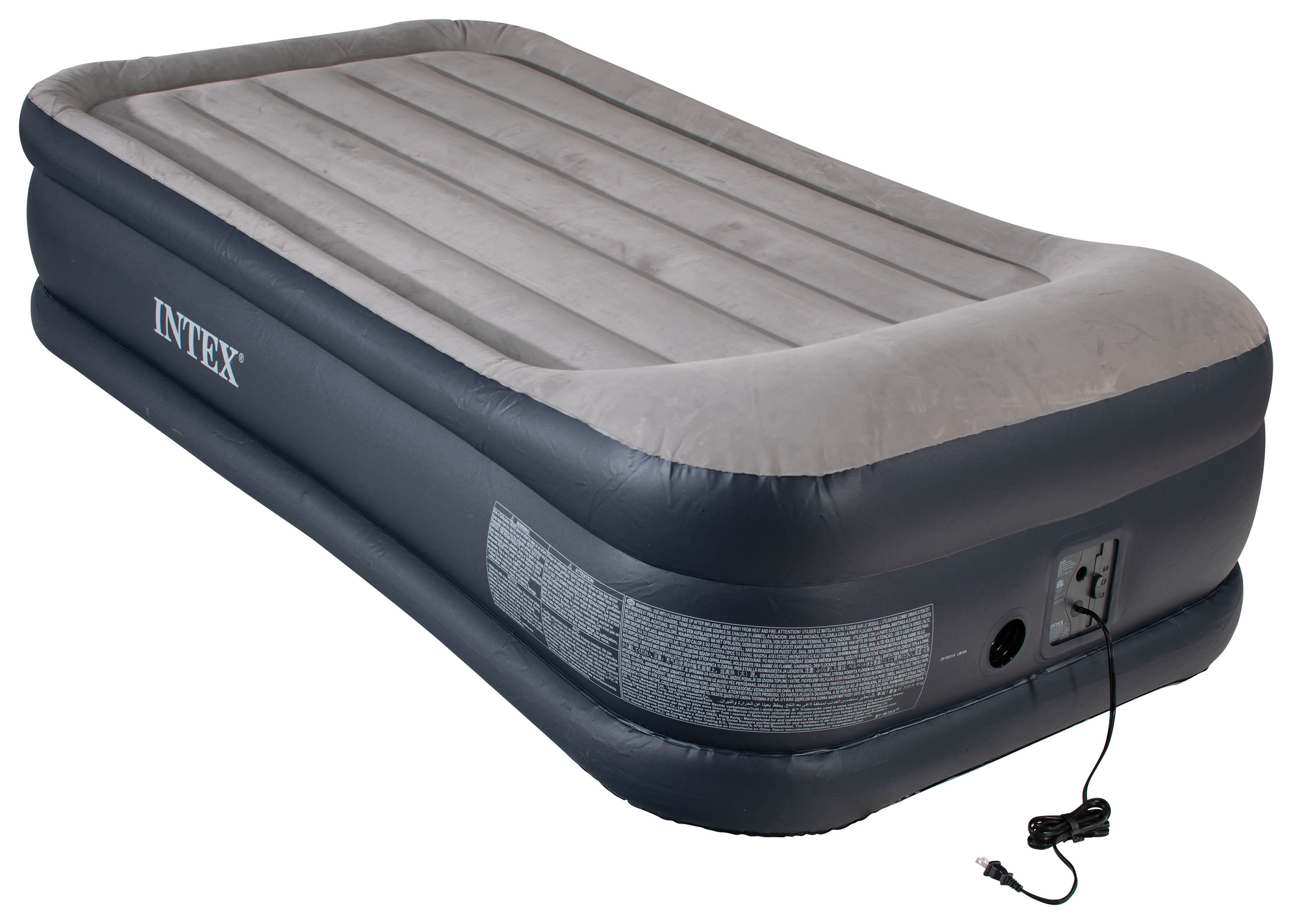 Intex Deluxe Pillow Rest Airbed with Built In Pump Cabela s Canada