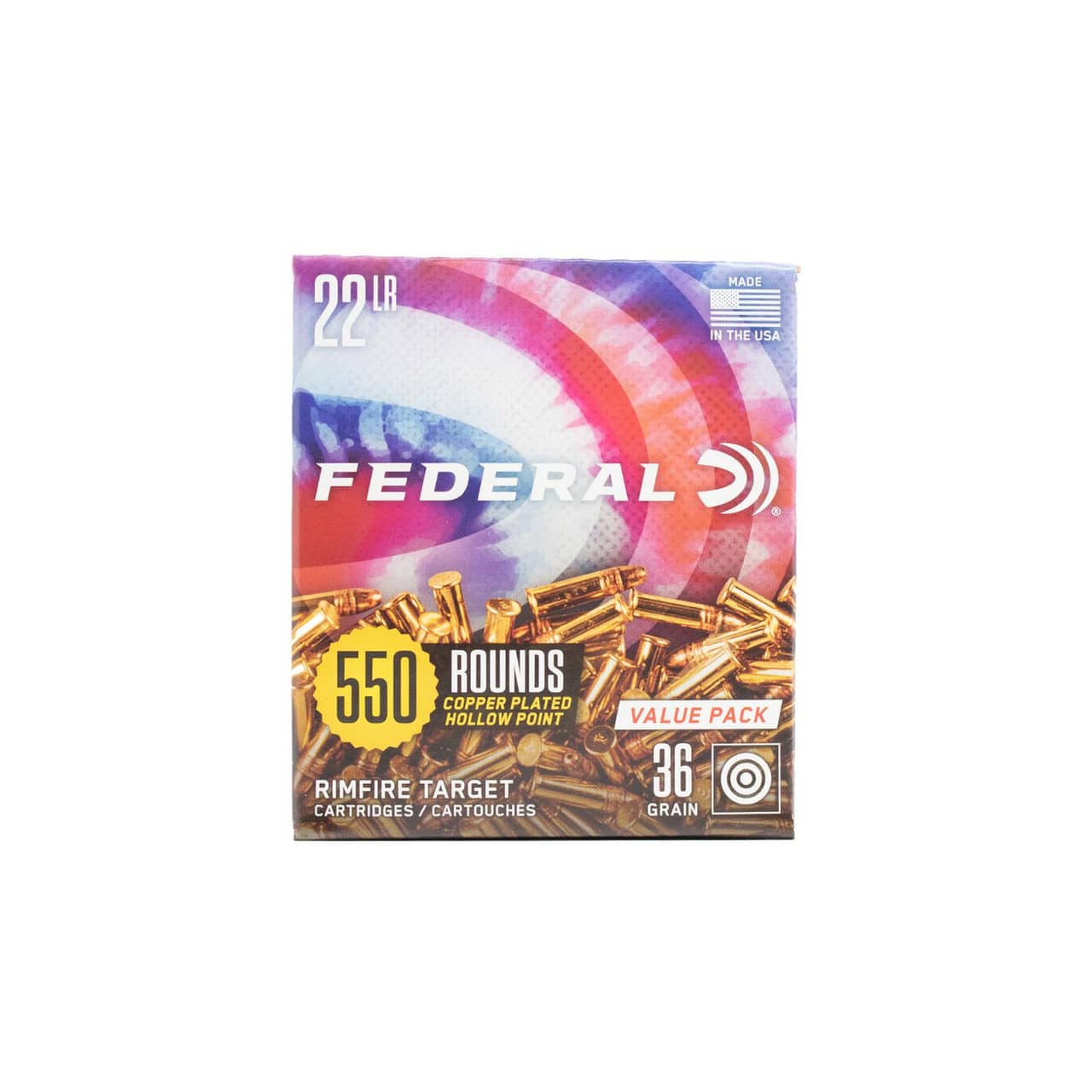 Federal® .22 LR Copper Plated Hollow Point Rimfire Ammunition
