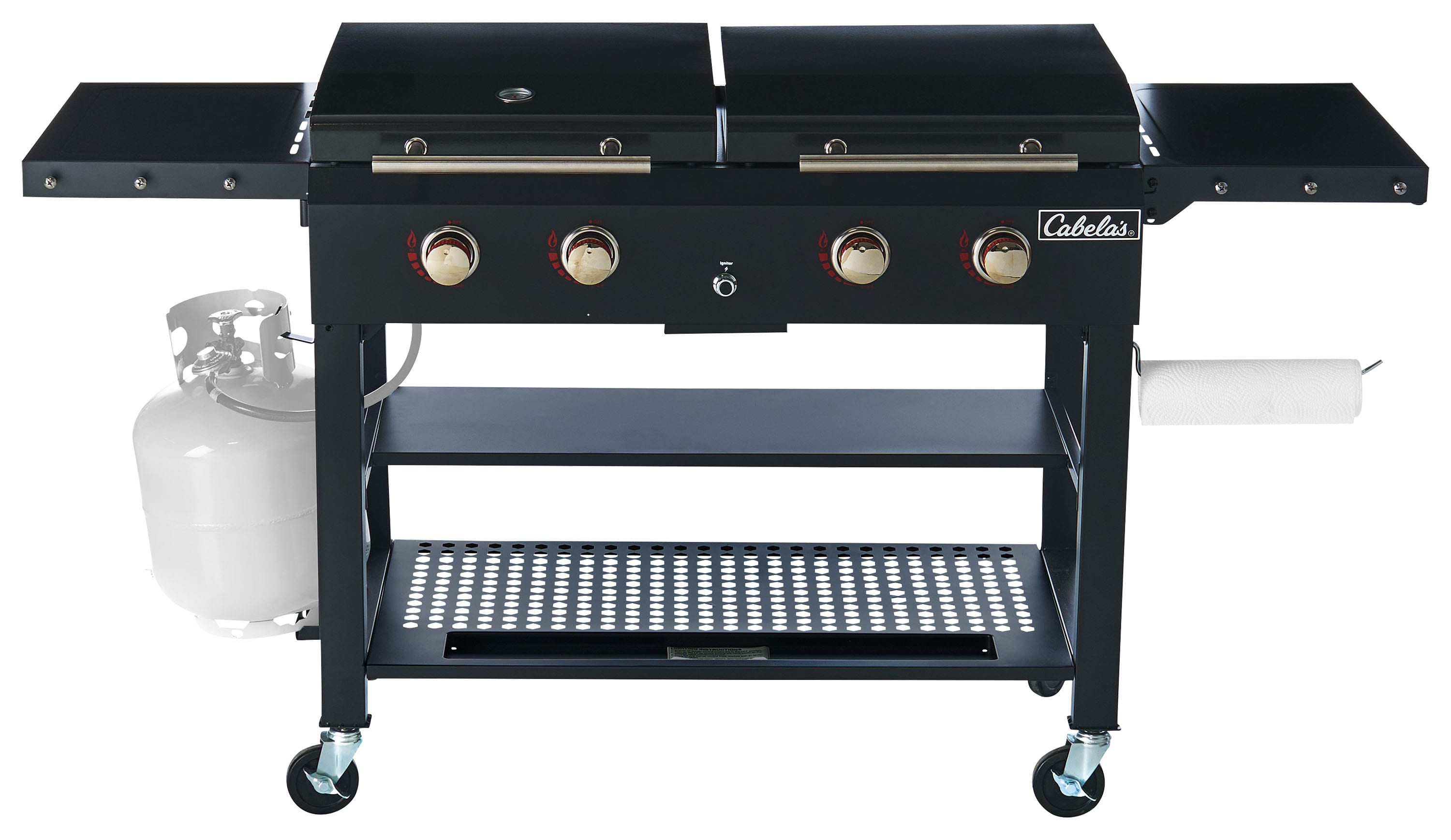 Cabela's® Deluxe 4-Burner Event Grill and Griddle Combo