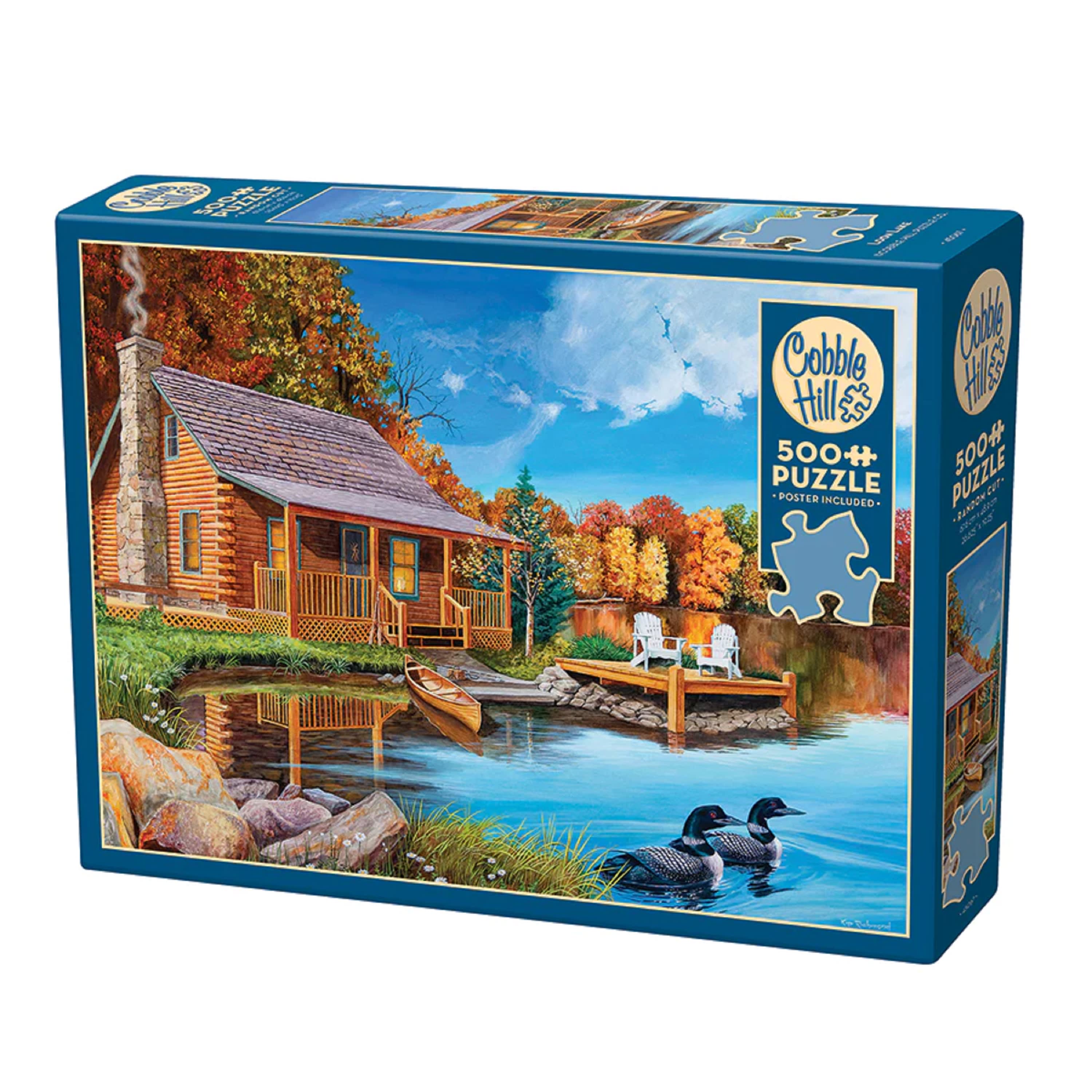 Cobble Hill Loon Lake Puzzle - 500 Pieces