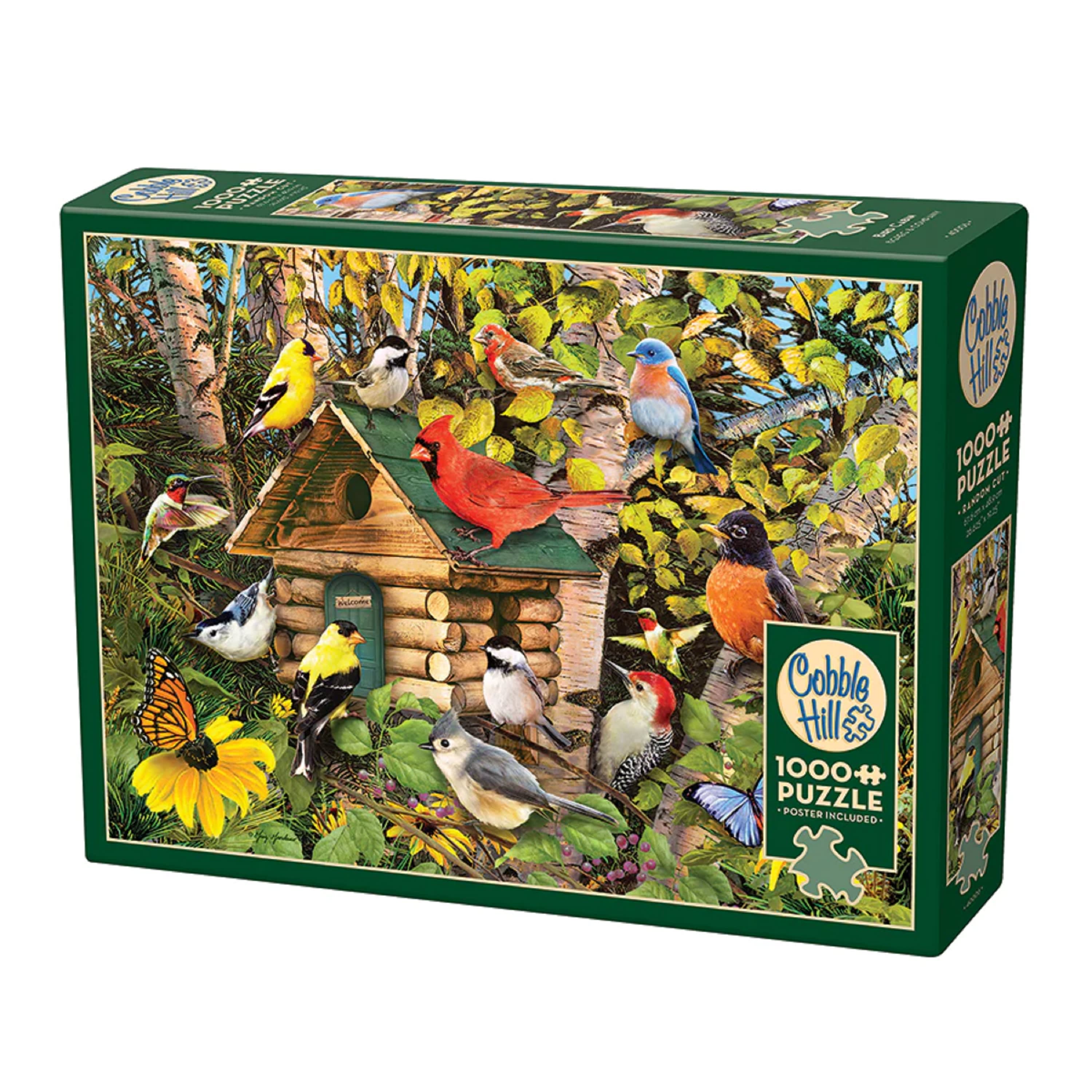 Cobble Hill Bird Cabin Puzzle - 1000 Pieces