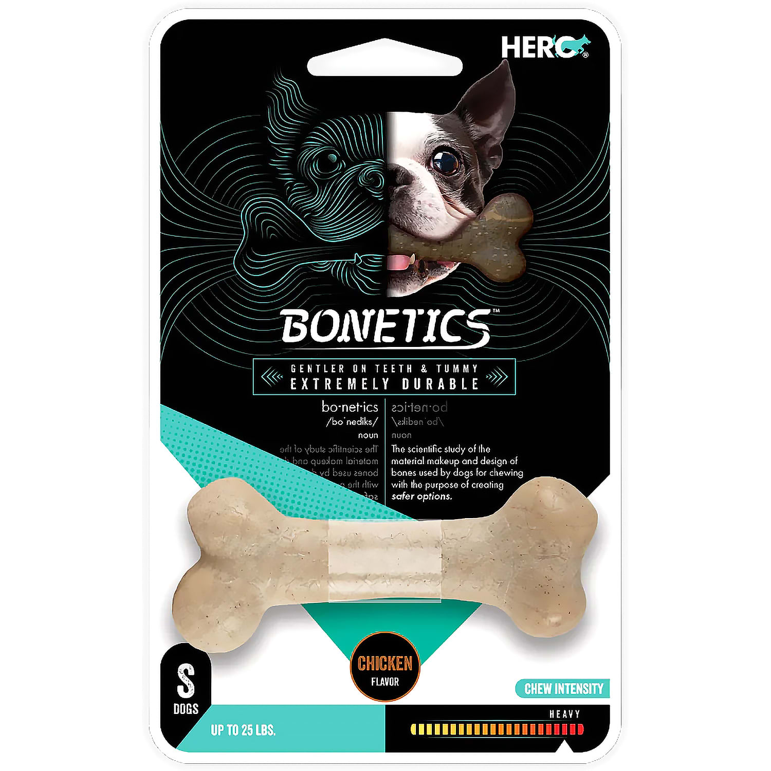 Hero Bonetics™ Femur Bone Dog Chew Toy – Small Chicken