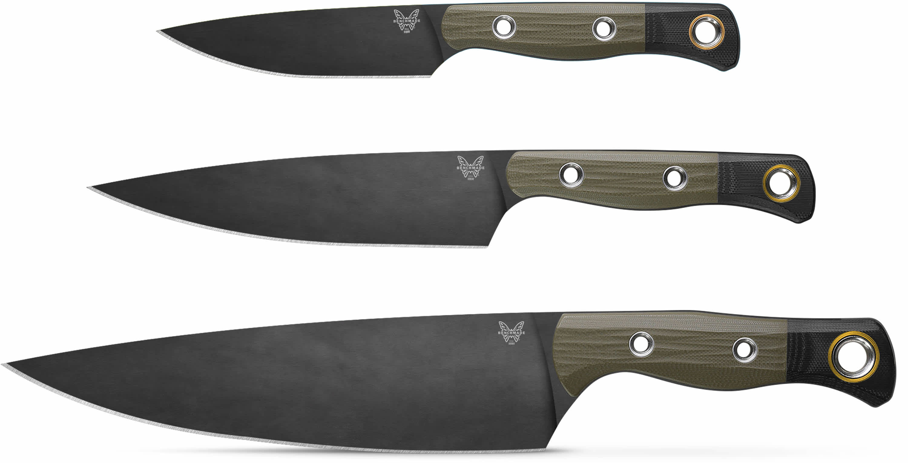 Benchmade® 4000-02 3 Piece Kitchen Knife Set