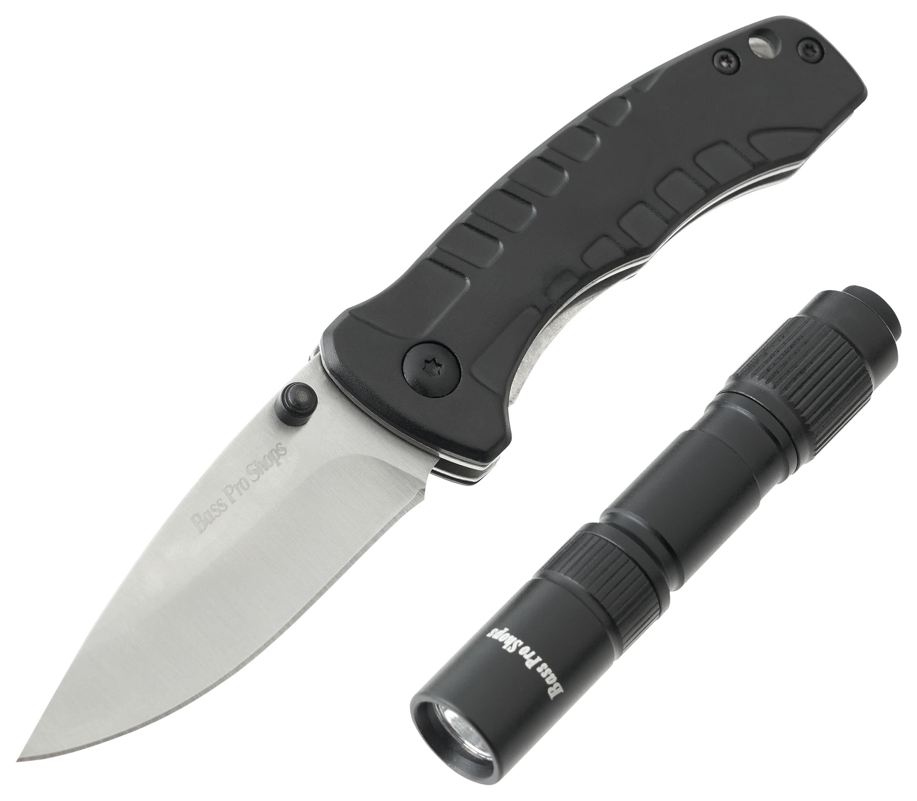 Bass Pro Shops® Outdoor Essentials Flashlight and Folding Knife Combo