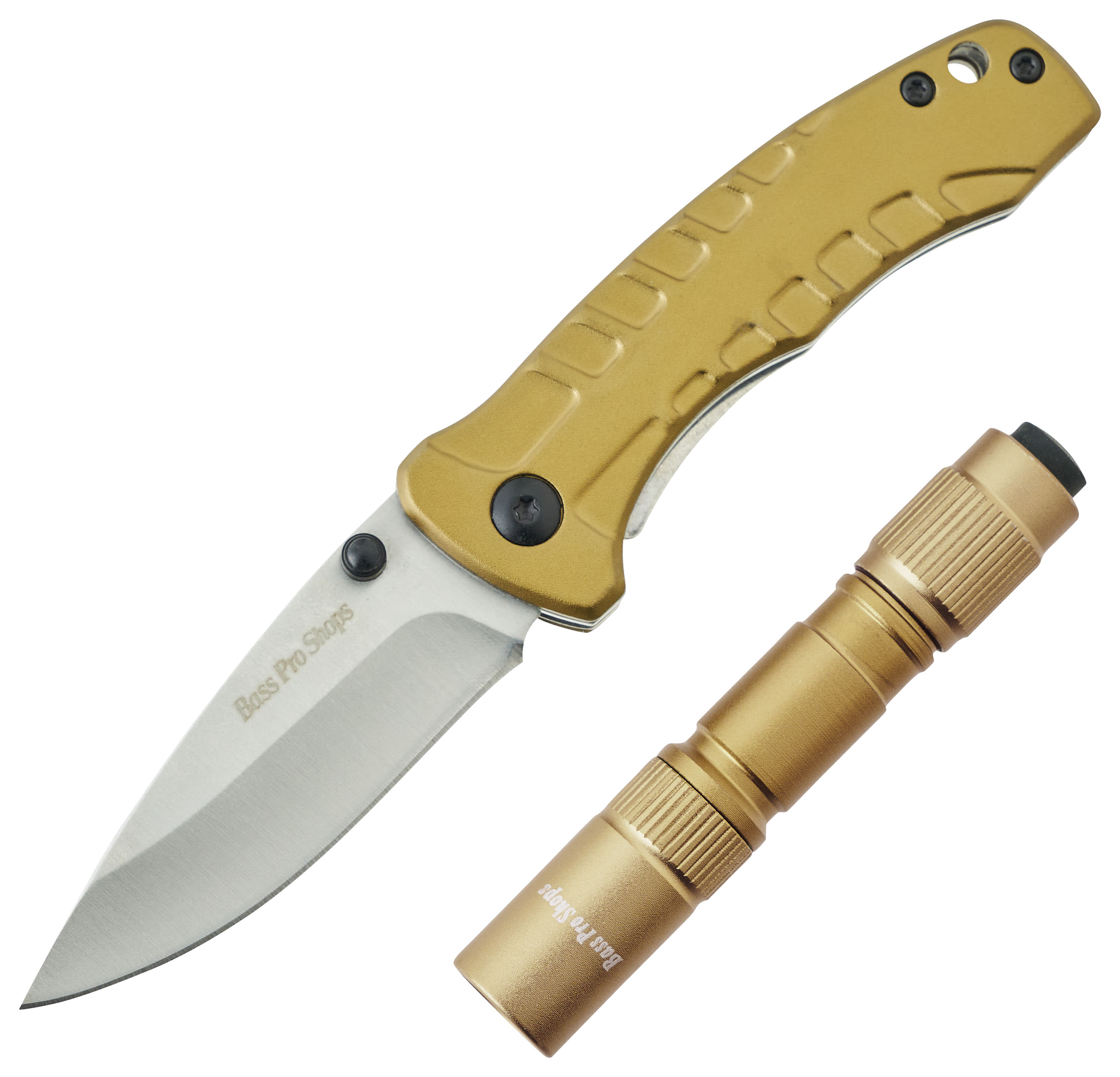 Bass Pro Shops® Outdoor Essentials Flashlight and Folding Knife Combo