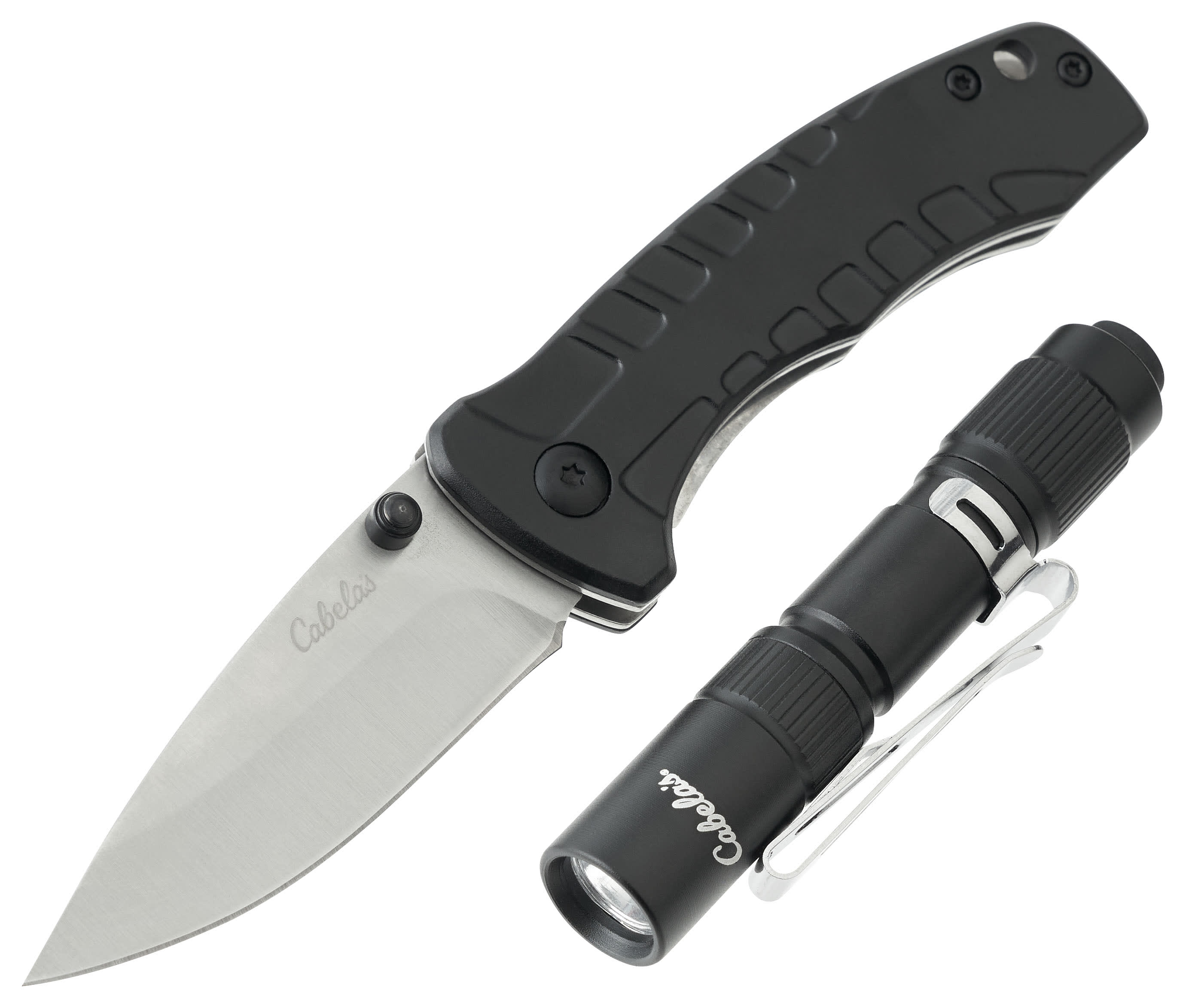 Cabela's® Outdoor Essentials Flashlight and Folding Knife Combo