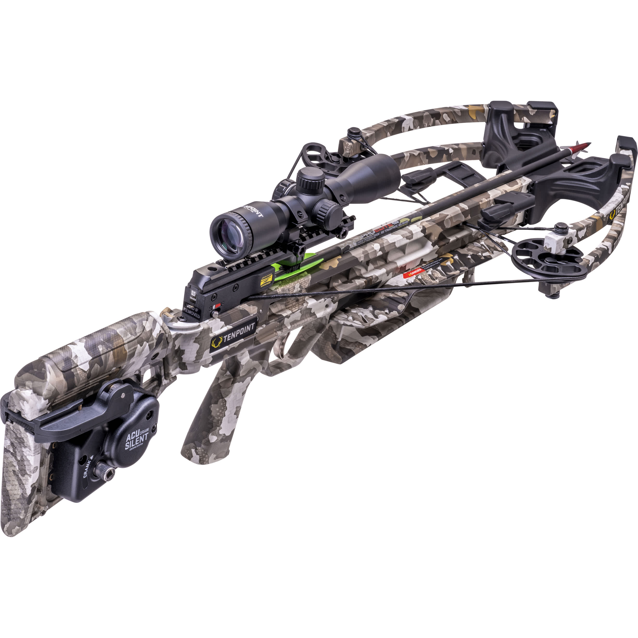 TenPoint Titan 400 Crossbow Package with ACUdraw Silent, 70-yard Pro-View 400 Scope
