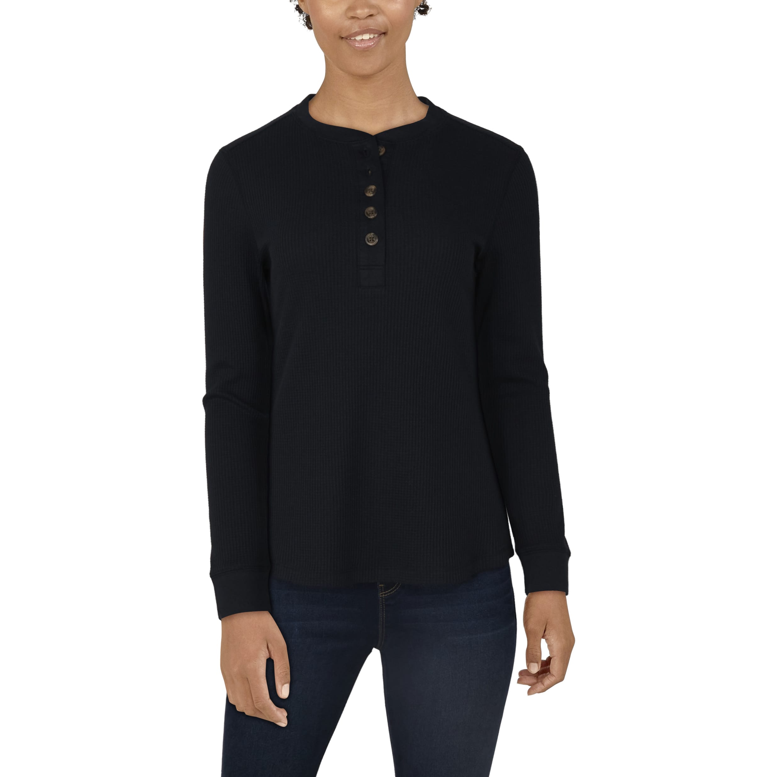 Natural Reflections Women s Thermal Long Sleeve Henley Shirt Cabela s Canada