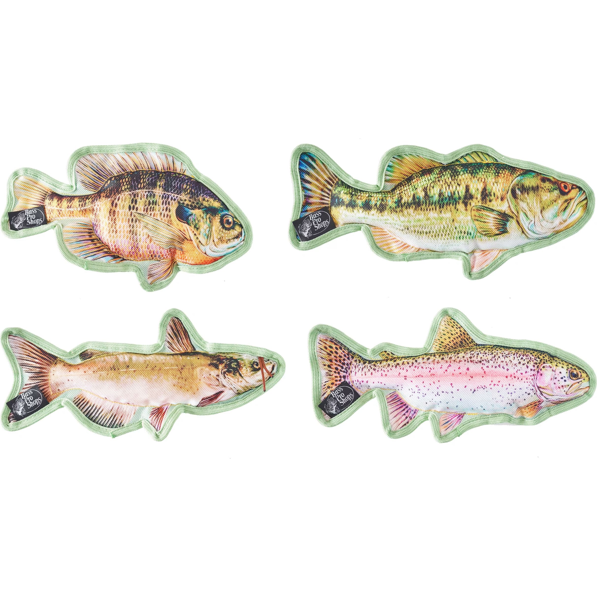 Bass Pro Shops Assorted Freshwater Fish Dog Toys Random Selection