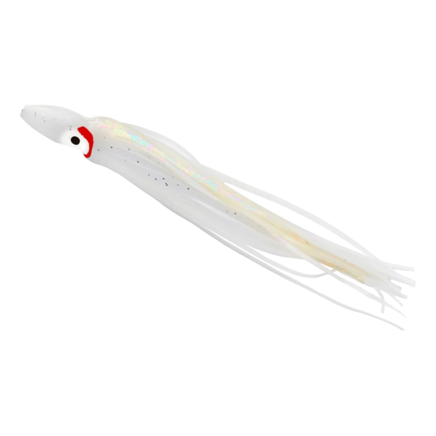 Gibbs-Delta Rigged Squid Hoochy Jig - UV/Pearl