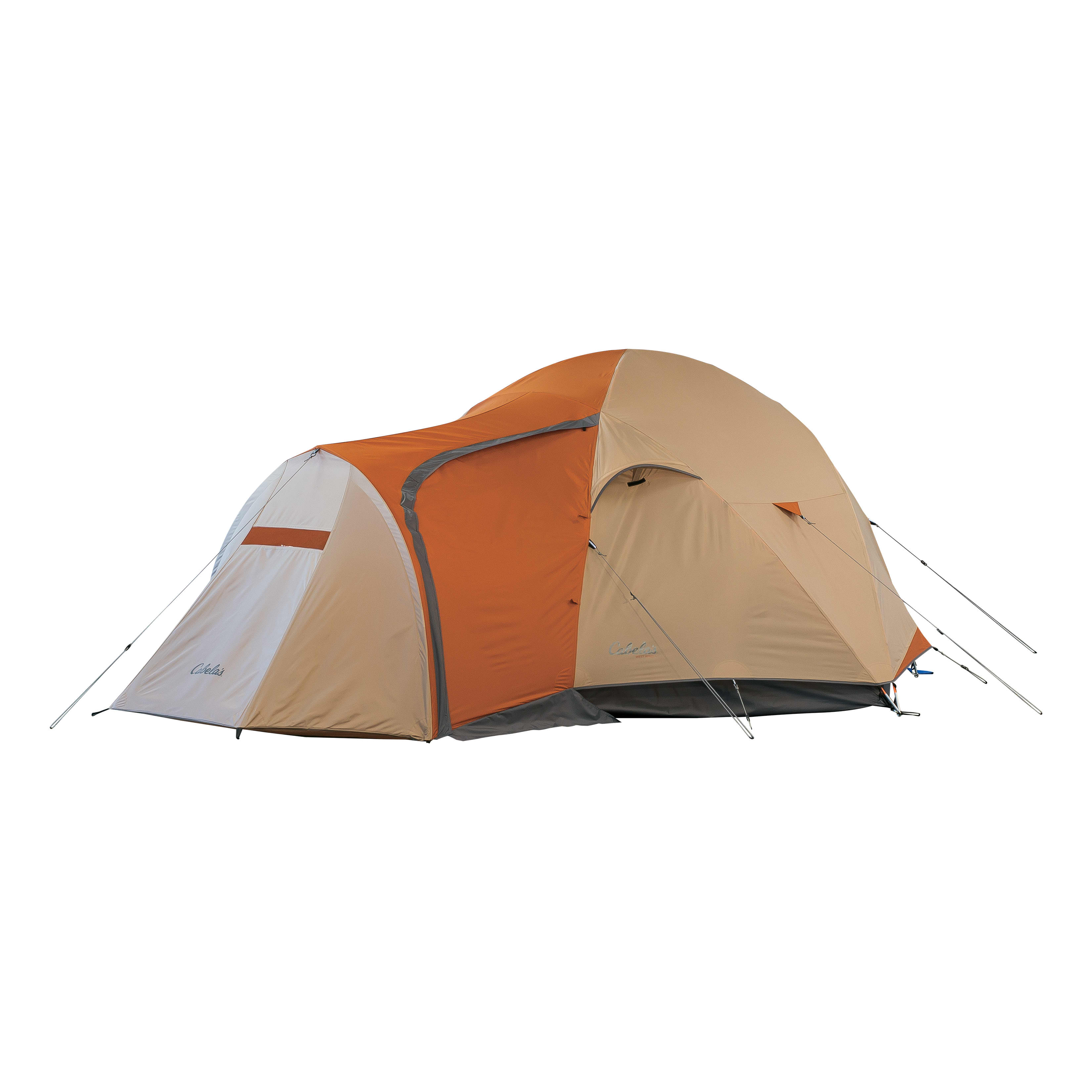 Cabela’s West Wind™ Dome Tent - Orange,Cabela’s West Wind™ Dome Tent - Orange