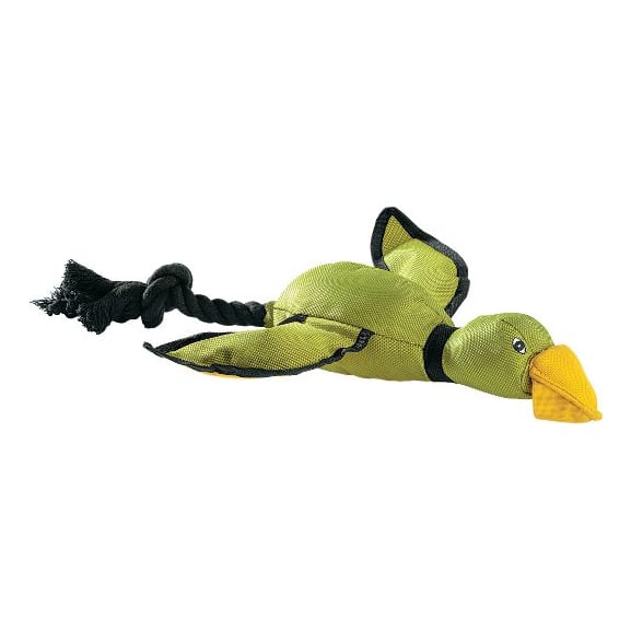 Hyper Pet Slingshot Flying Animal With Squeaker Green Duck