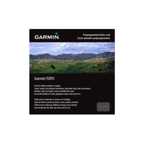 Garmin® MapSource® TOPO Canada MicroSD Cards