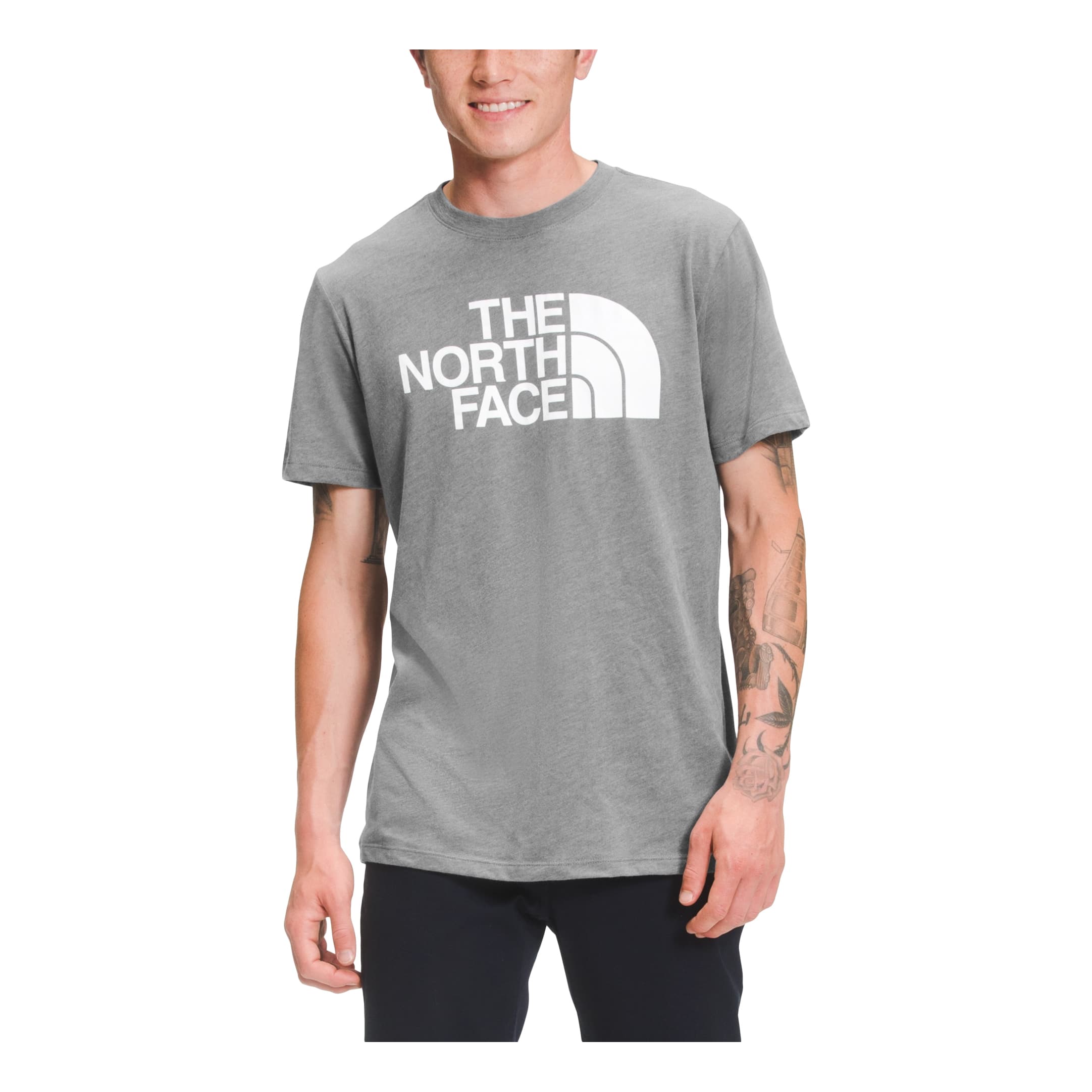 The North Face® Half Dome Short-Sleeve T-Shirt - Medium Grey/TNF White