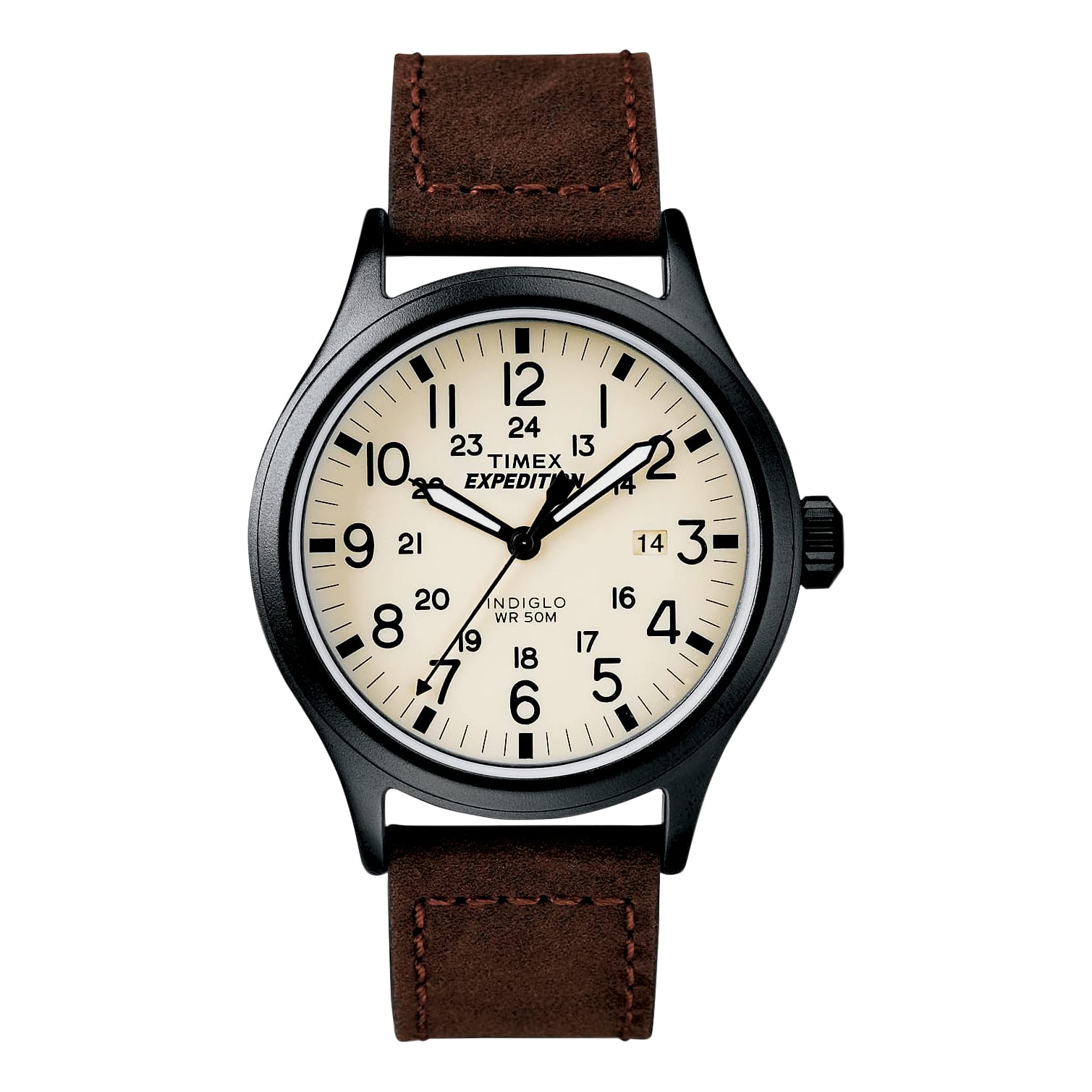 Timex expedition date stuck top