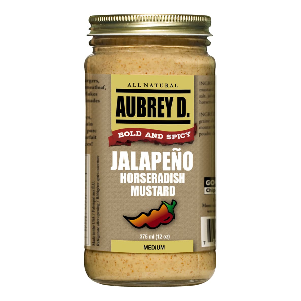 Aubrey D Jalapeno Horseradish Mustard