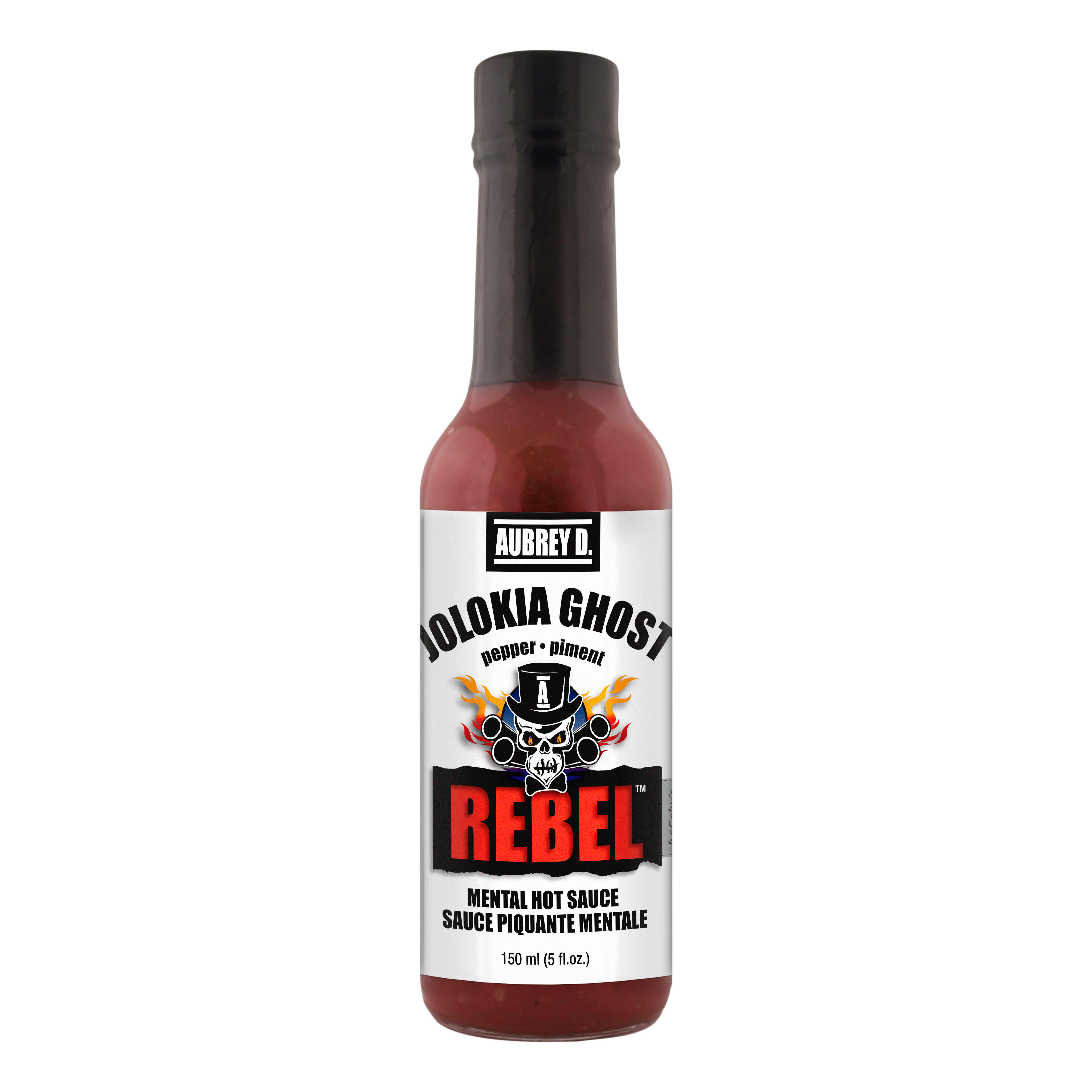 Aubrey D. Rebel Jolokia Ghost Pepper Hot Sauce