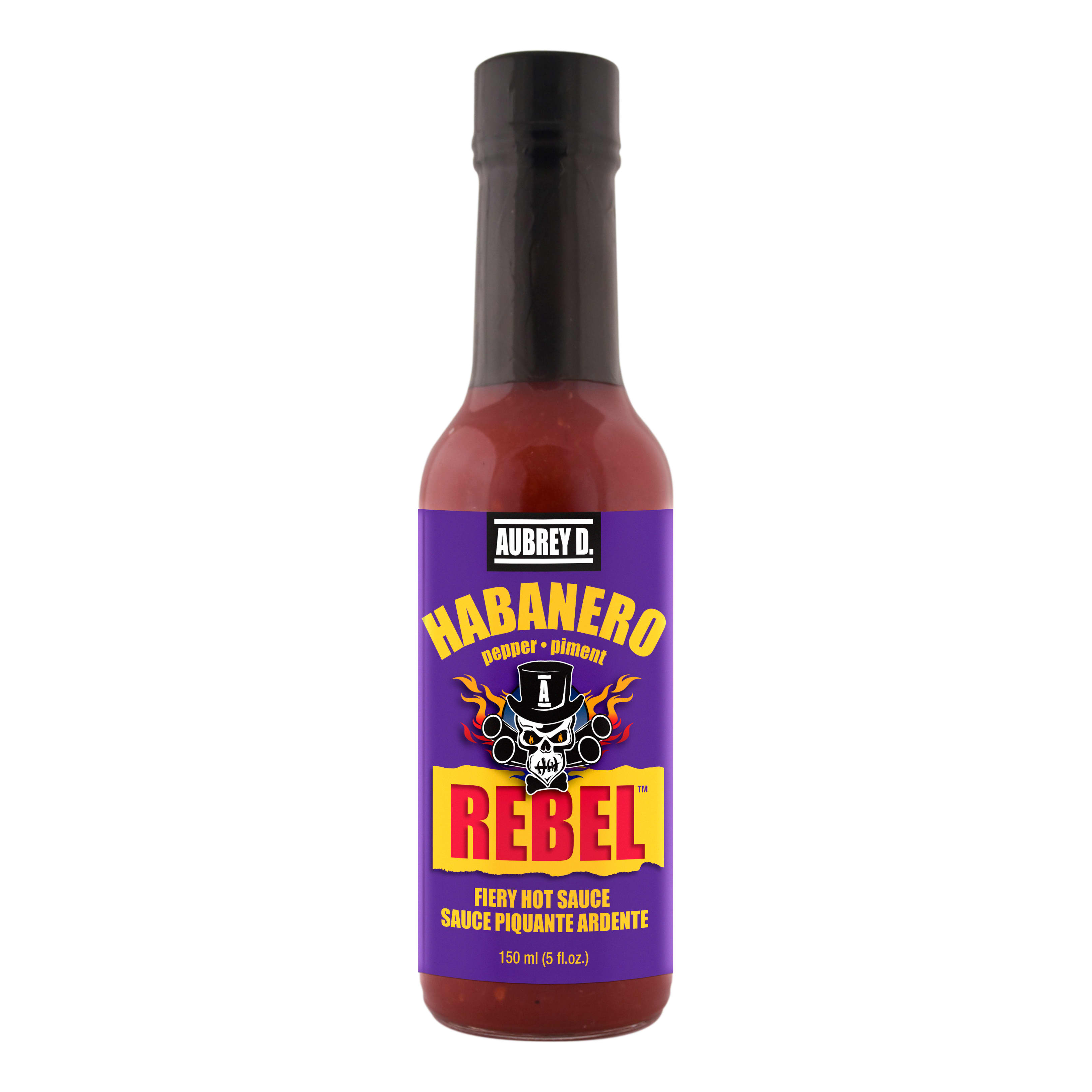 Aubrey D. Rebel Hot Aubrey D. Rebel Habanero Plus Hot Sauce