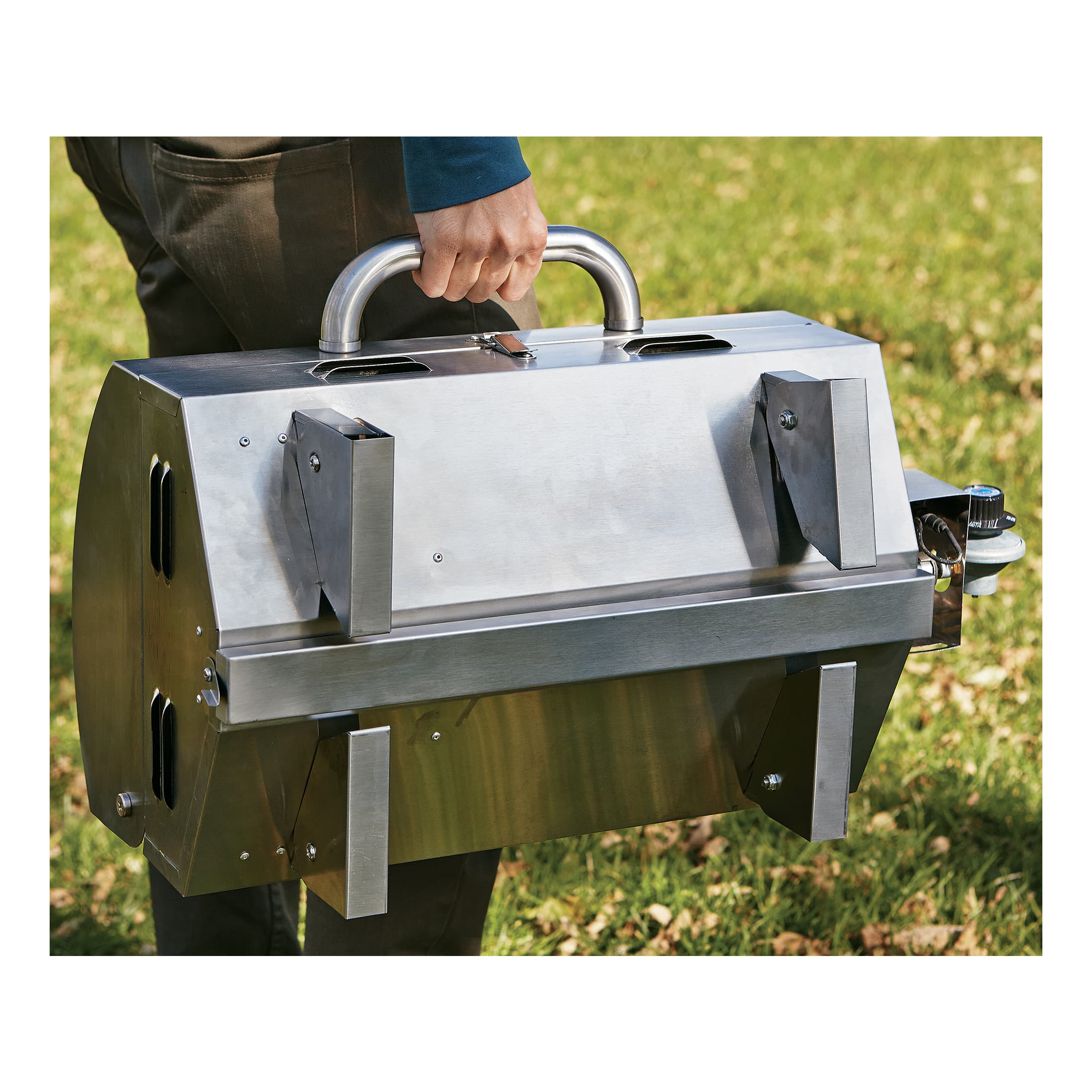 Cabela's Stainless Steel Tabletop Grill -  Folding Legs
