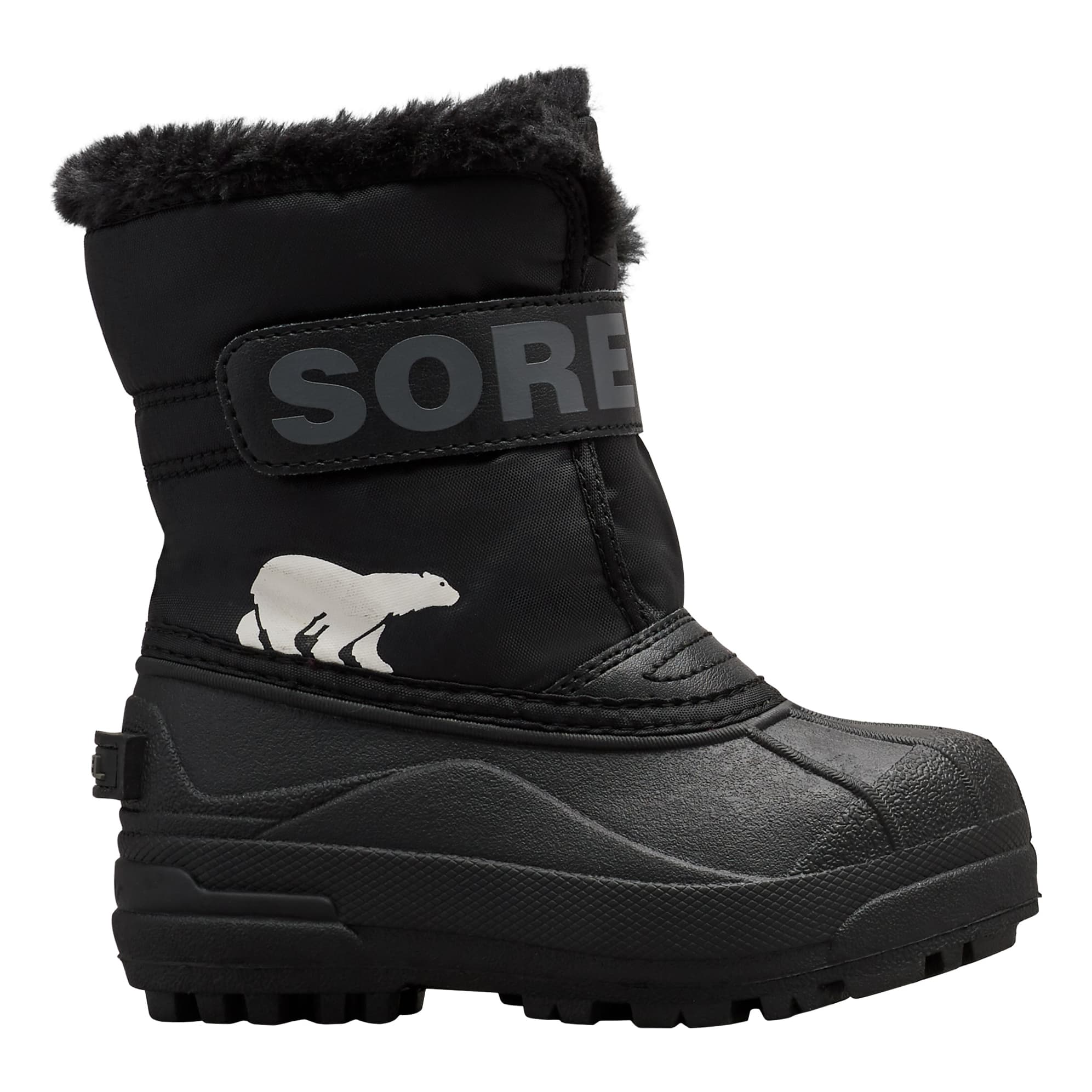 Sorel® Children's Snow Commander Boot - Black/Charcoal